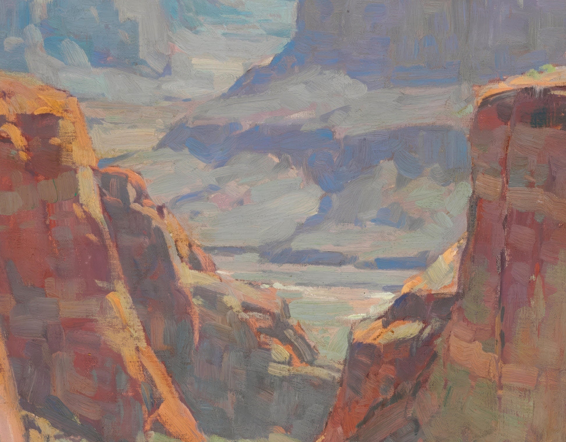 Riders Overlooking the Canyon