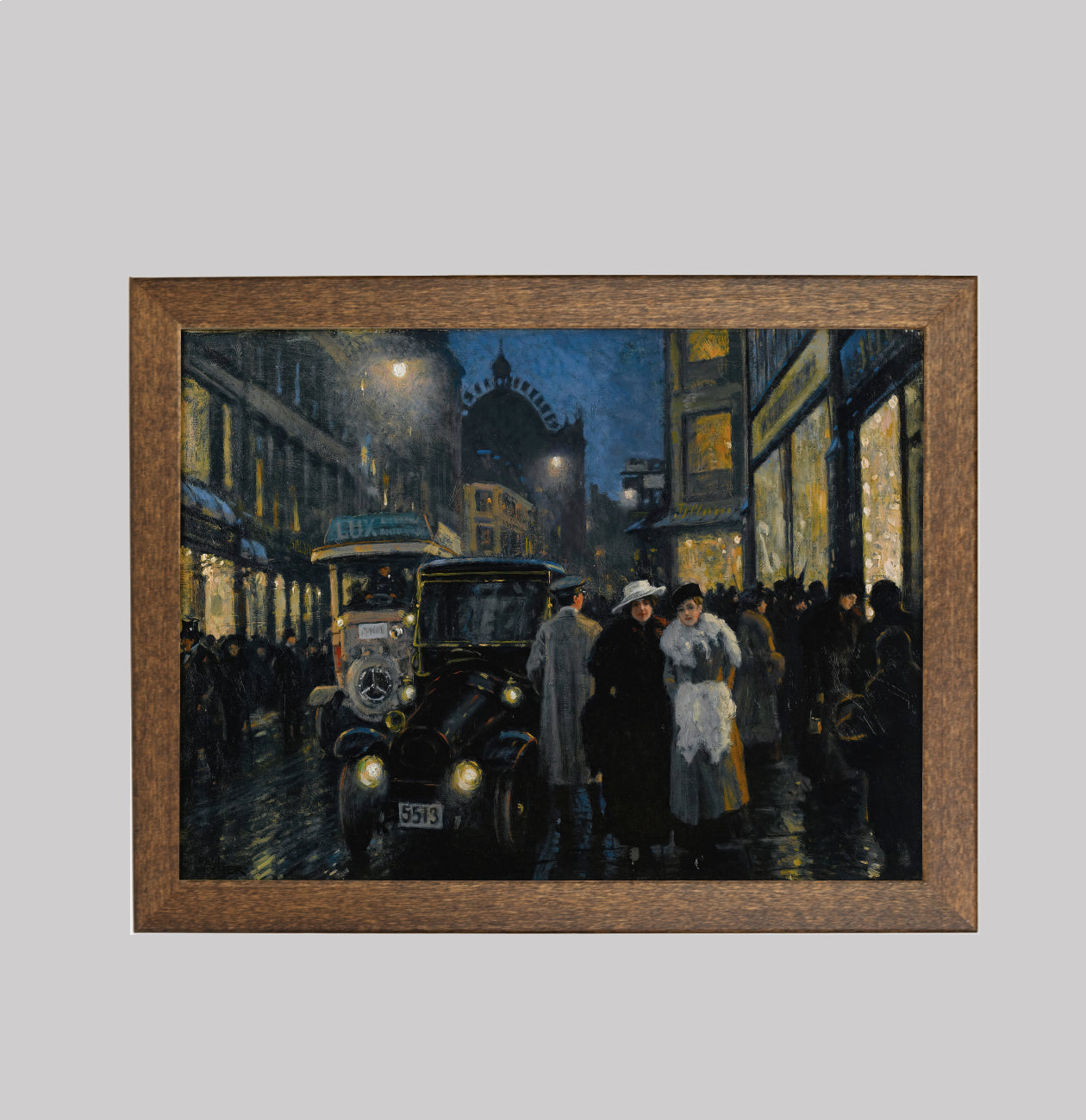 An Evening Stroll on the Boulevard