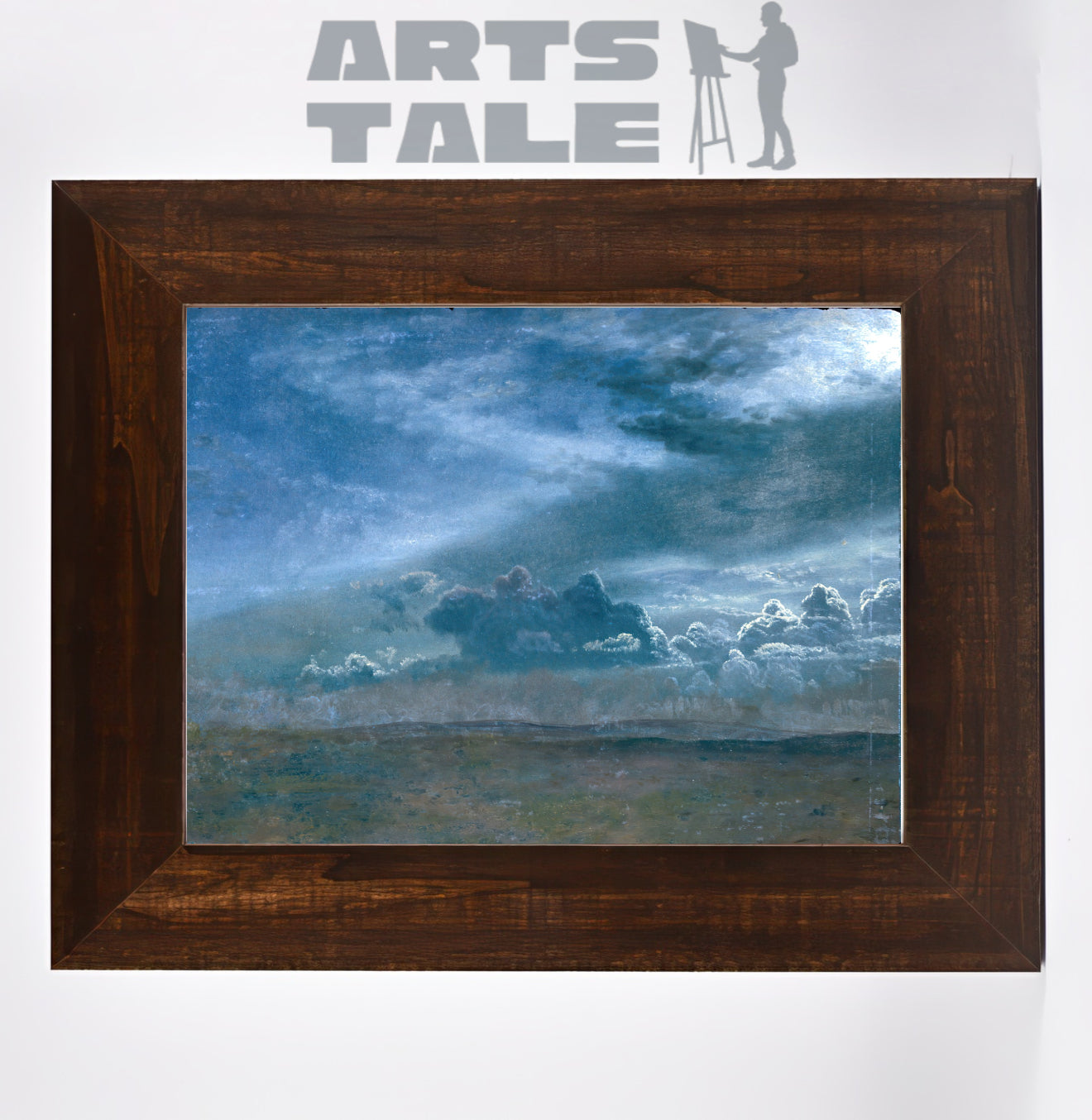 Landscape With Stormy Clouds