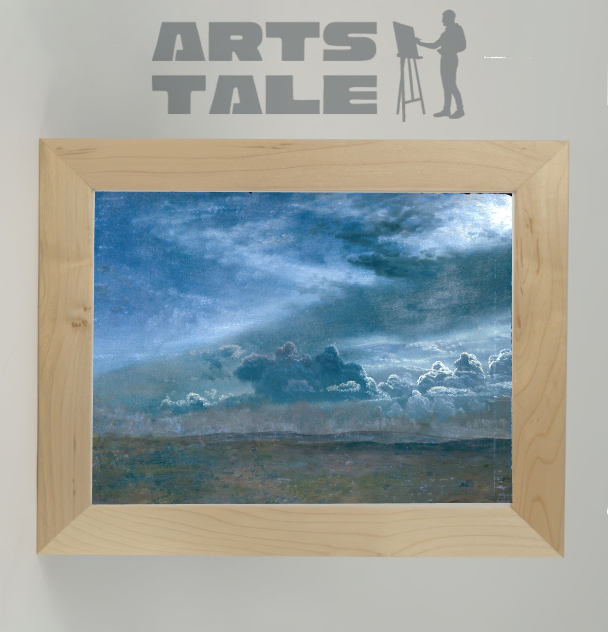 Landscape With Stormy Clouds