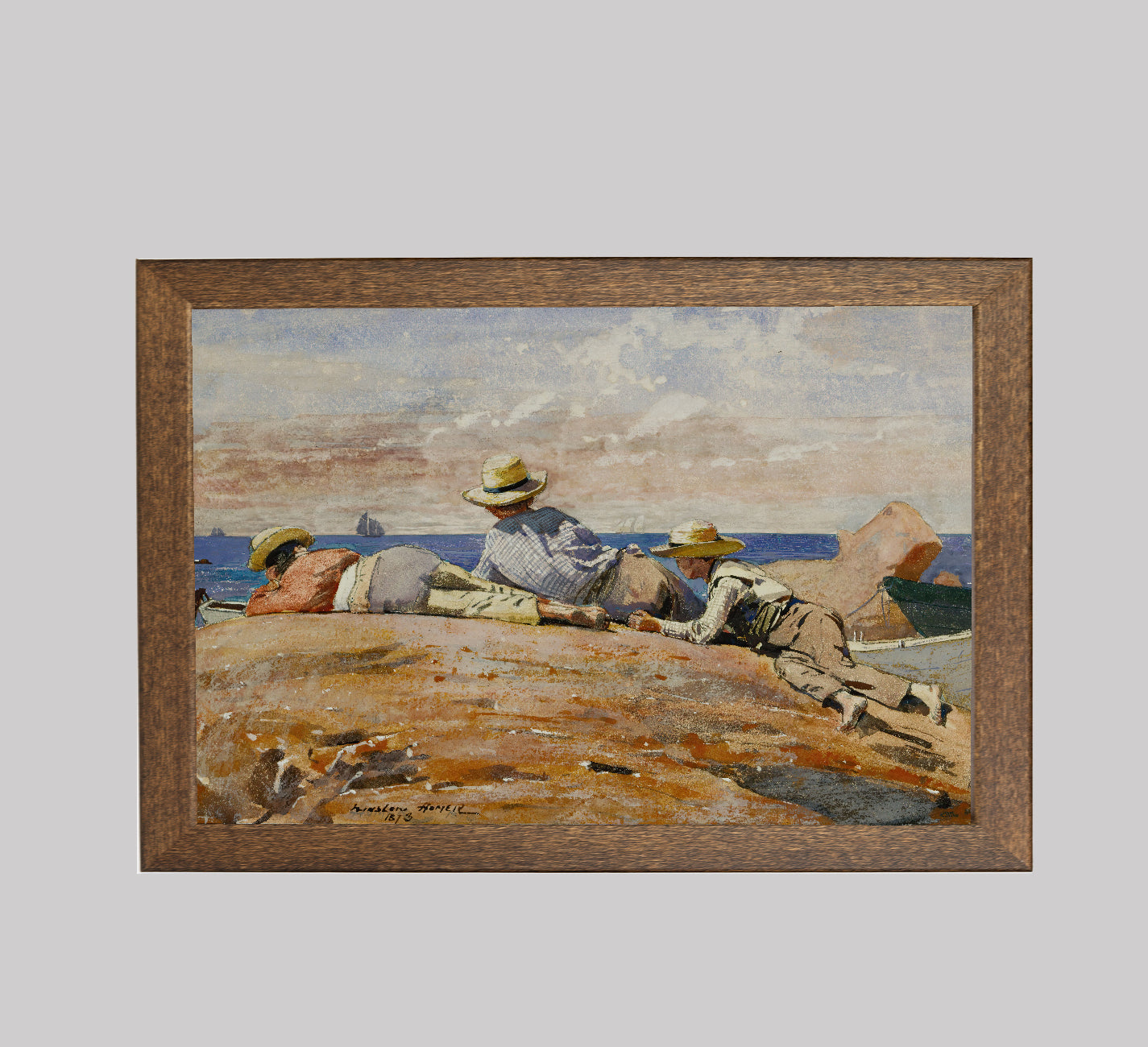 Three Boys on the Shore