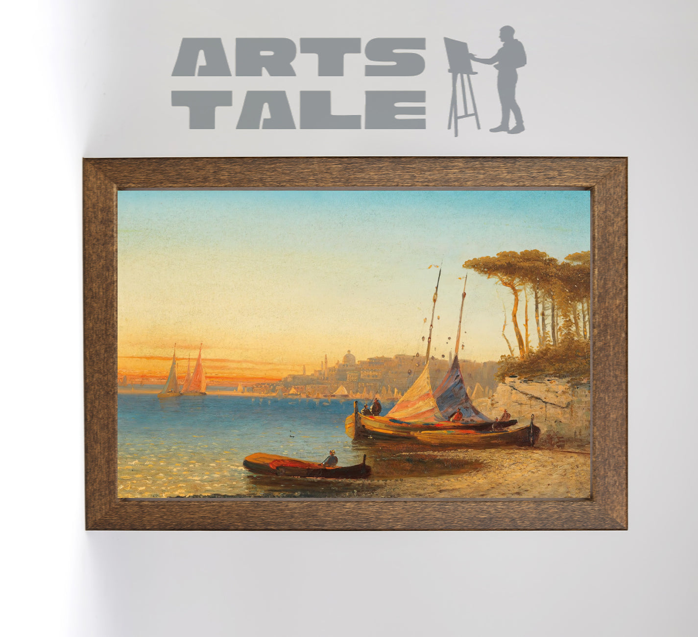 Motif of the Gulf of Ischia near Naples