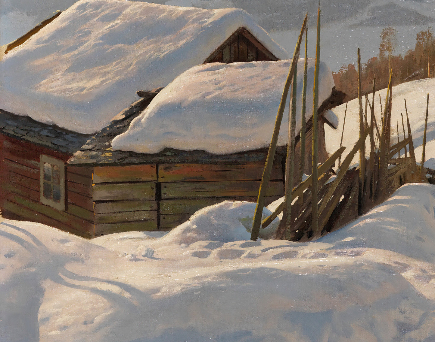 Sunny Winter Day in Norway