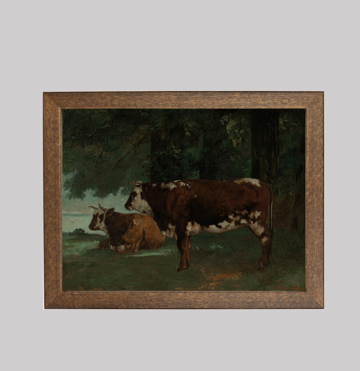 Two Brown Cows