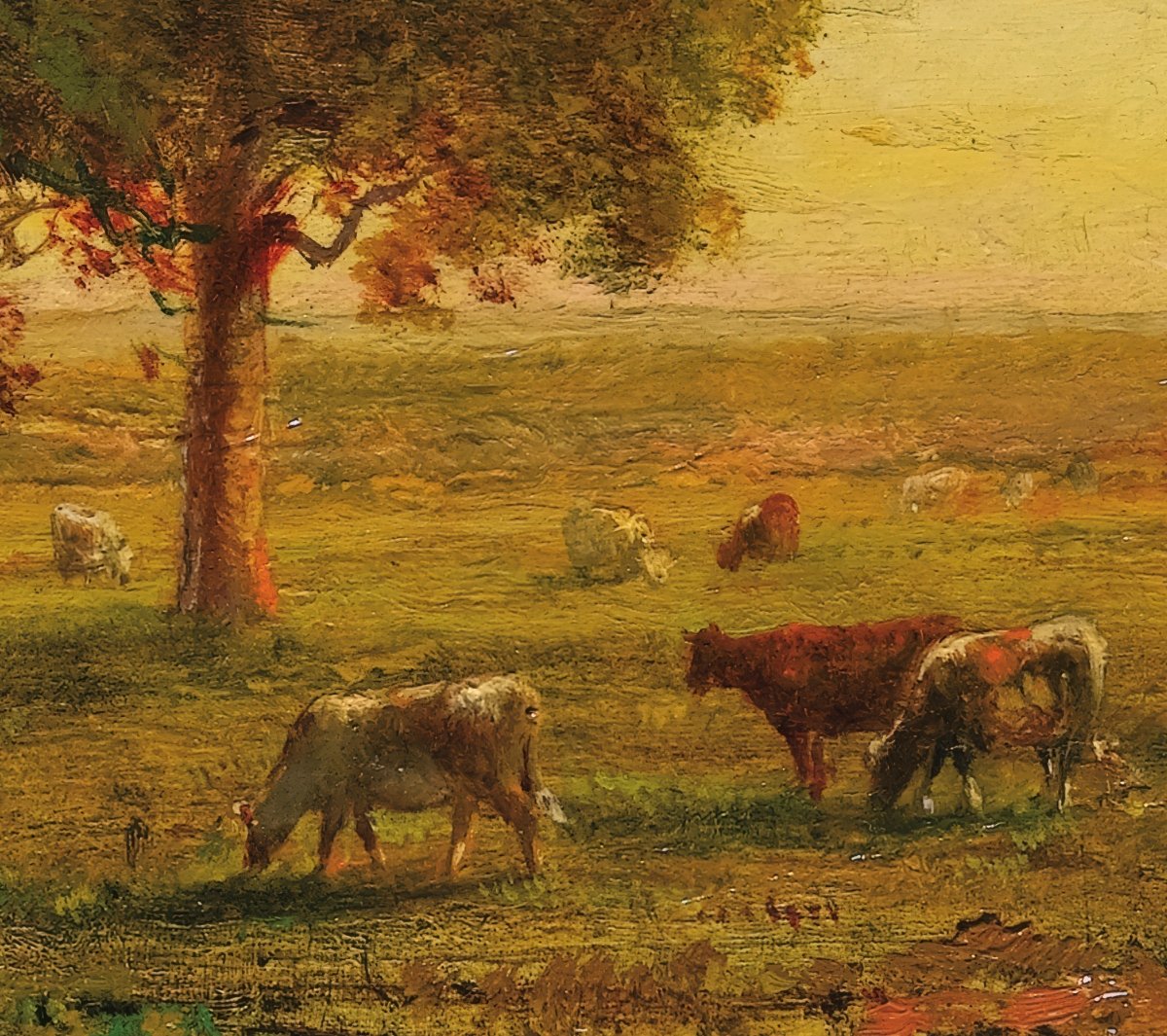 Cows Beneath the Oaks
