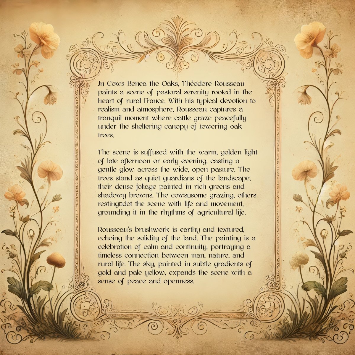 Cows Beneath the Oaks