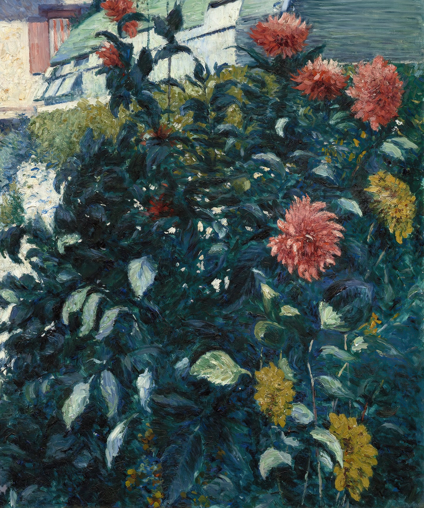 Dahlias, Garden at Petit-Gennevilliers