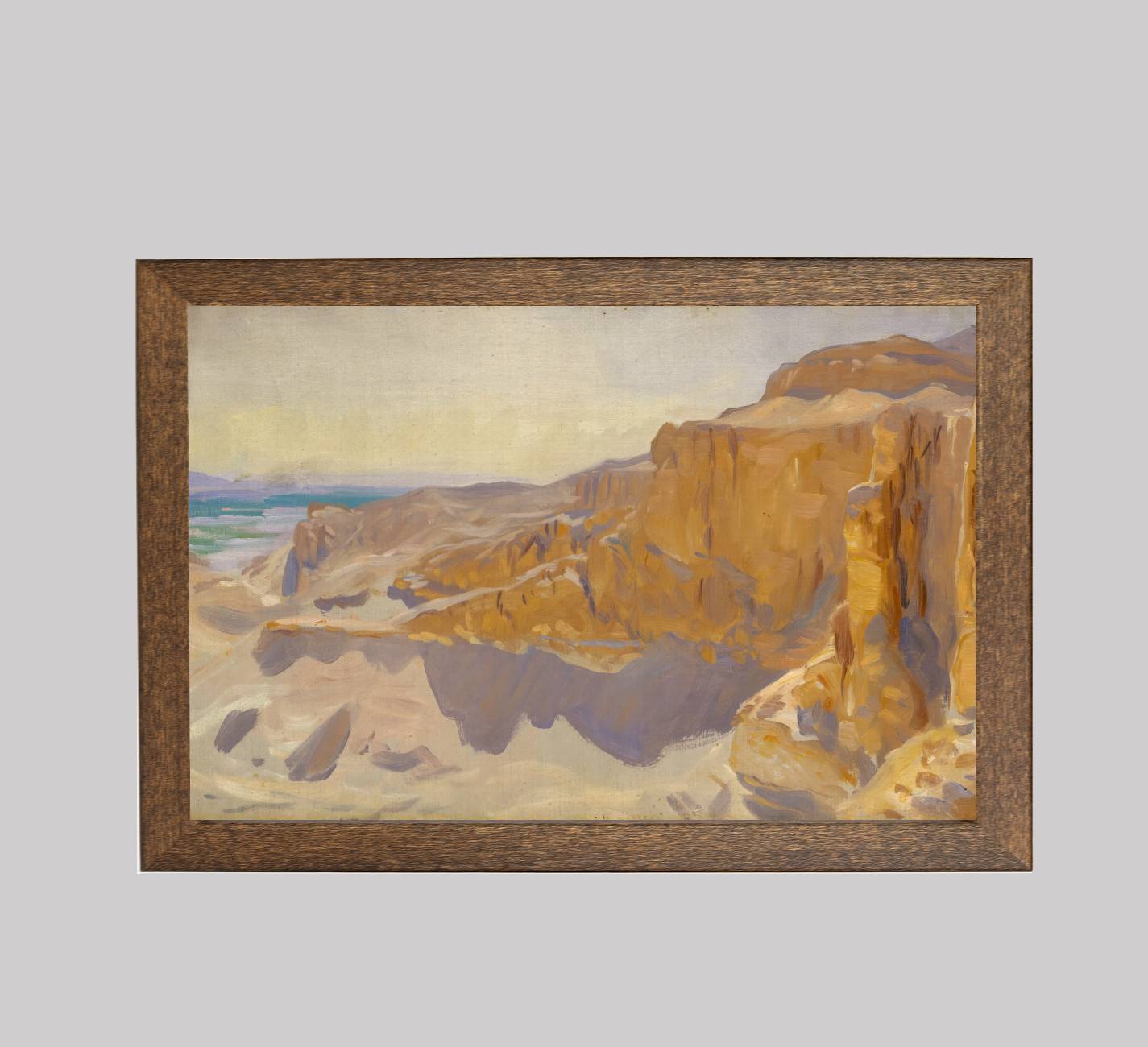 Cliffs at Deir el Bahri, Egypt