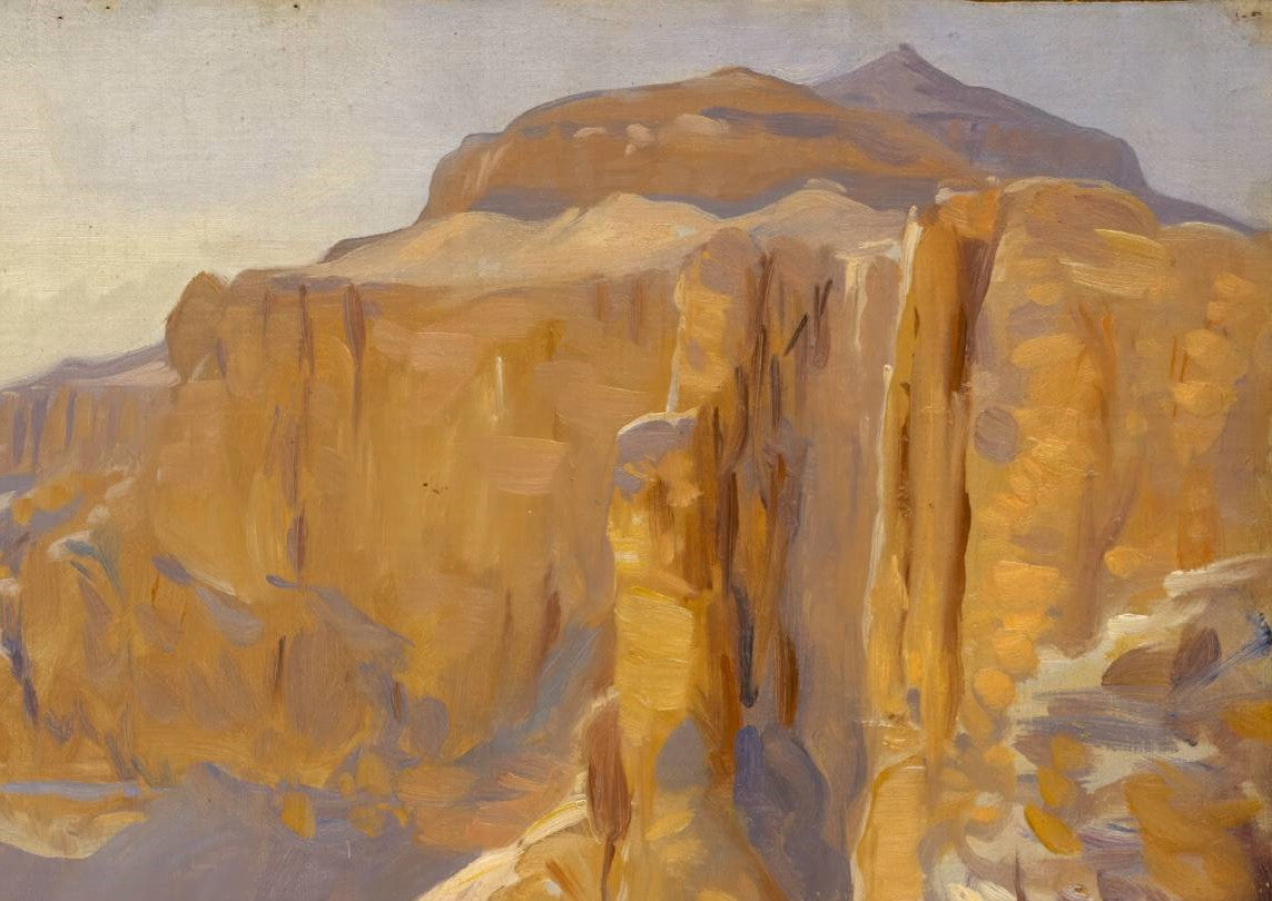 Cliffs at Deir el Bahri, Egypt