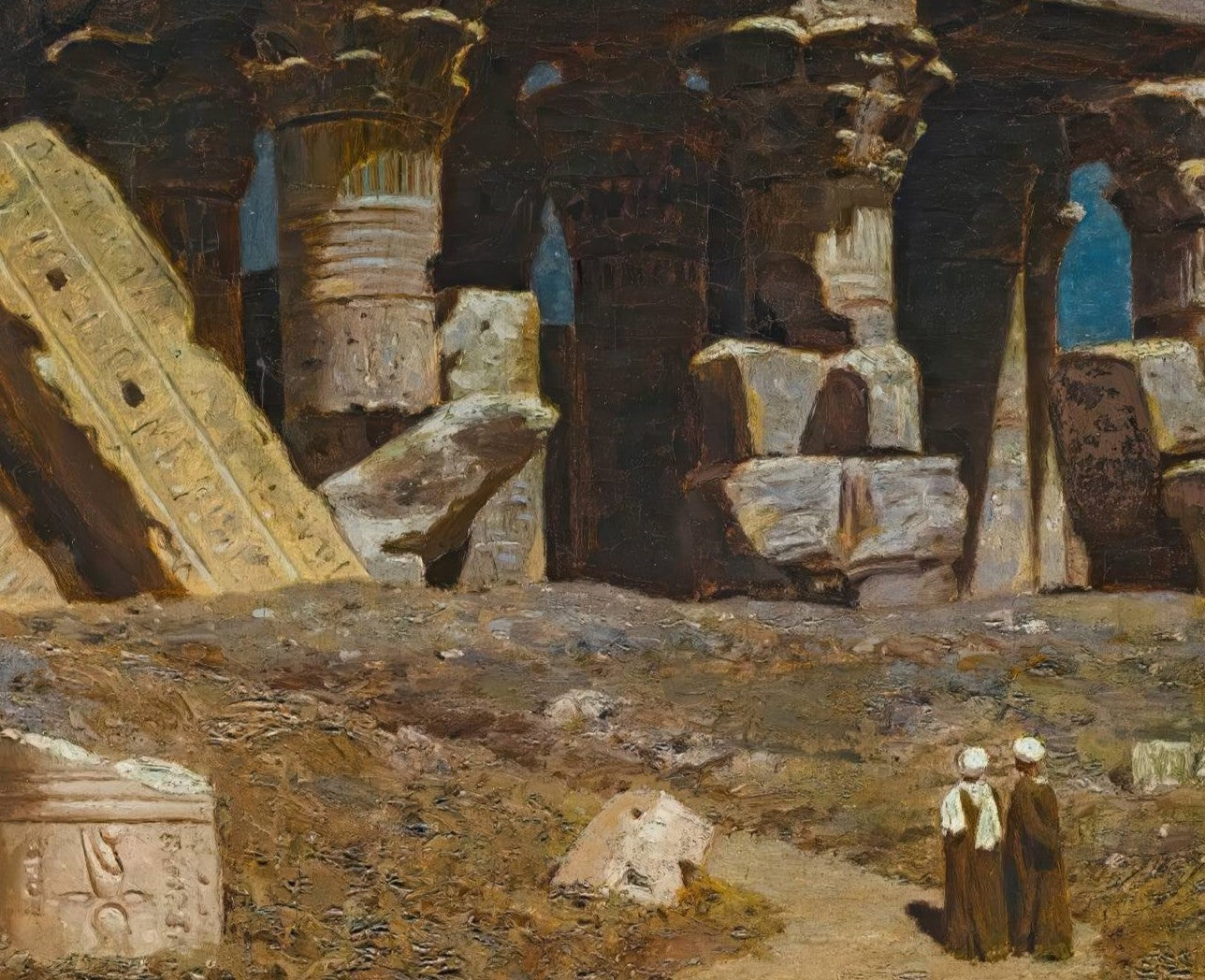 The Ruined Temple of Kom Ombo, Egypt