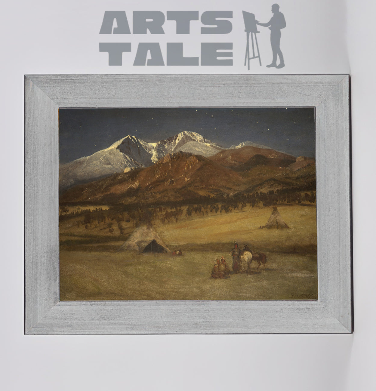 Indian Encampment, Evening