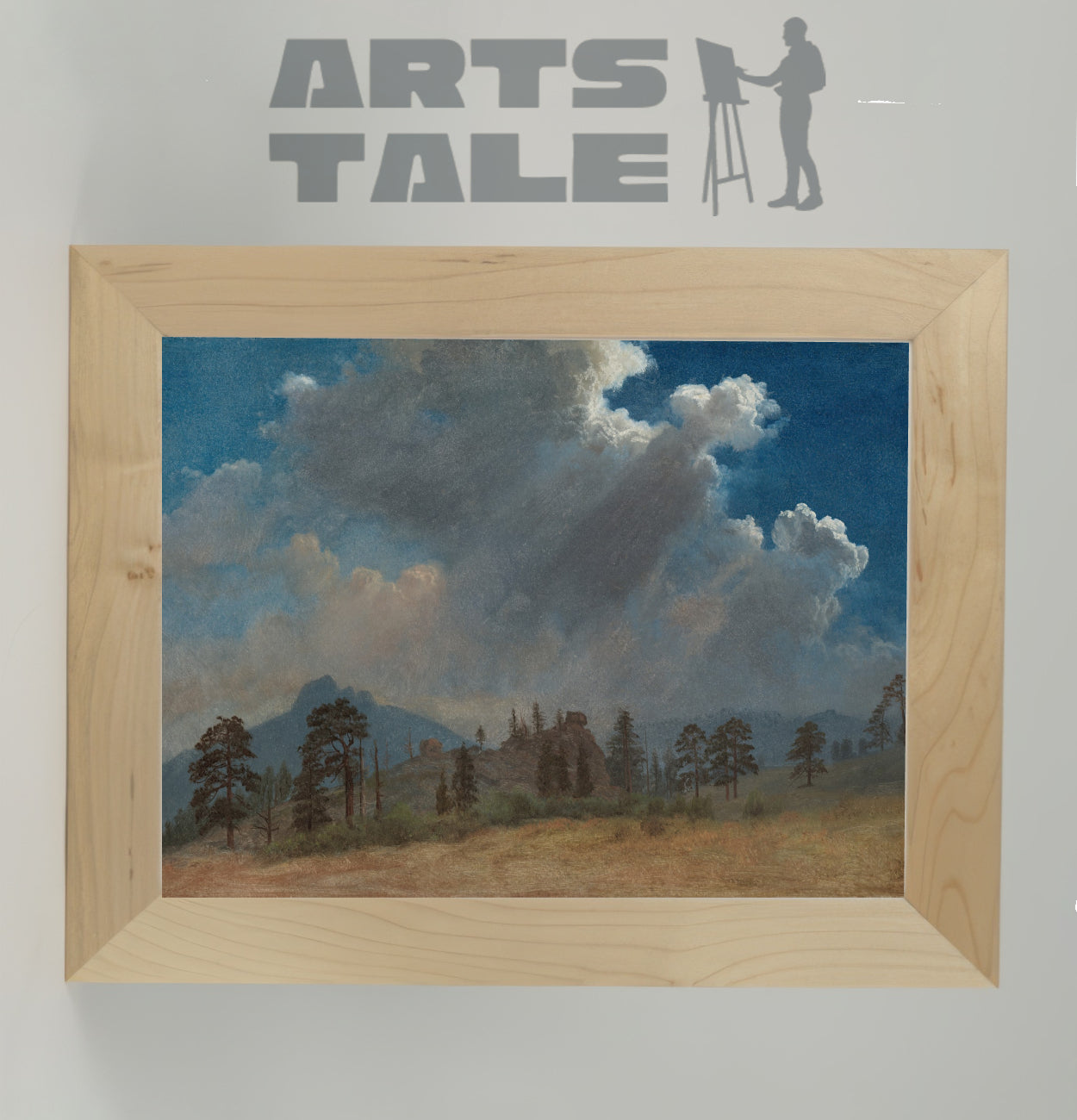 Fir Trees and Storm Clouds