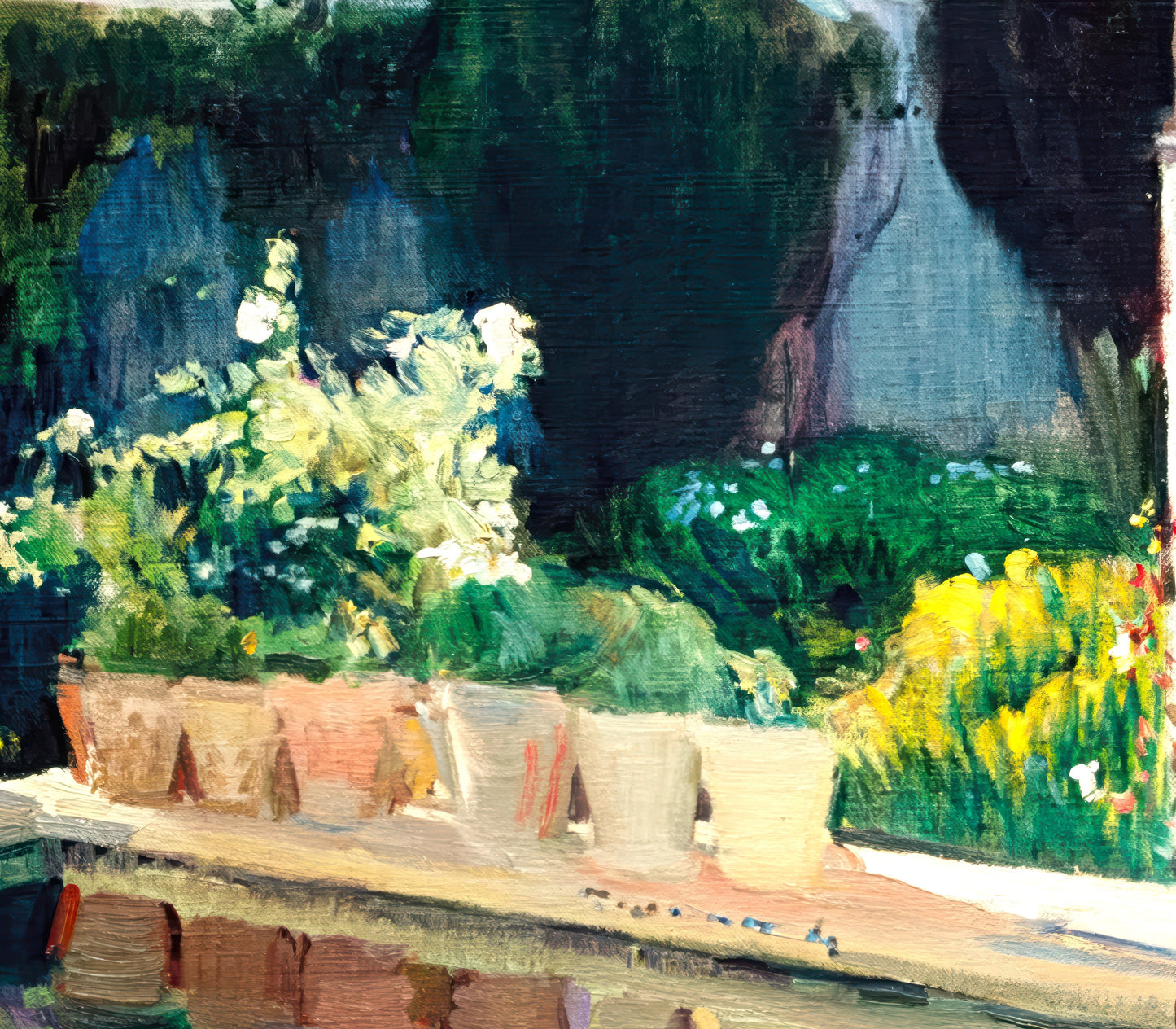 Palace of Pond, Royal Gardens in Seville