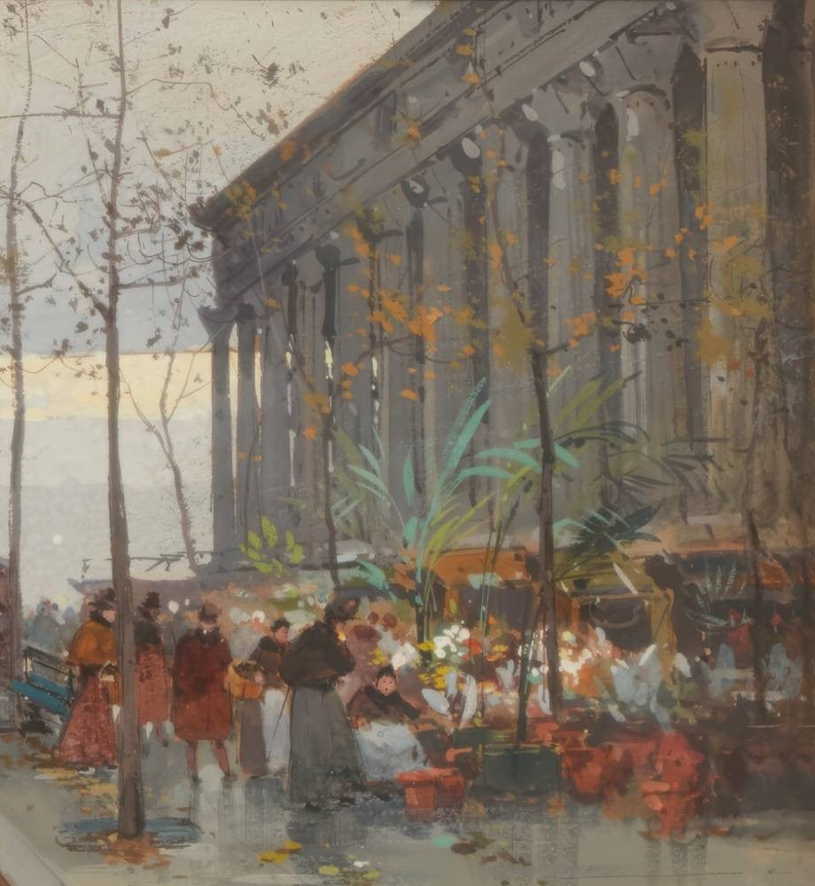 The Flower Market at La Madeleine