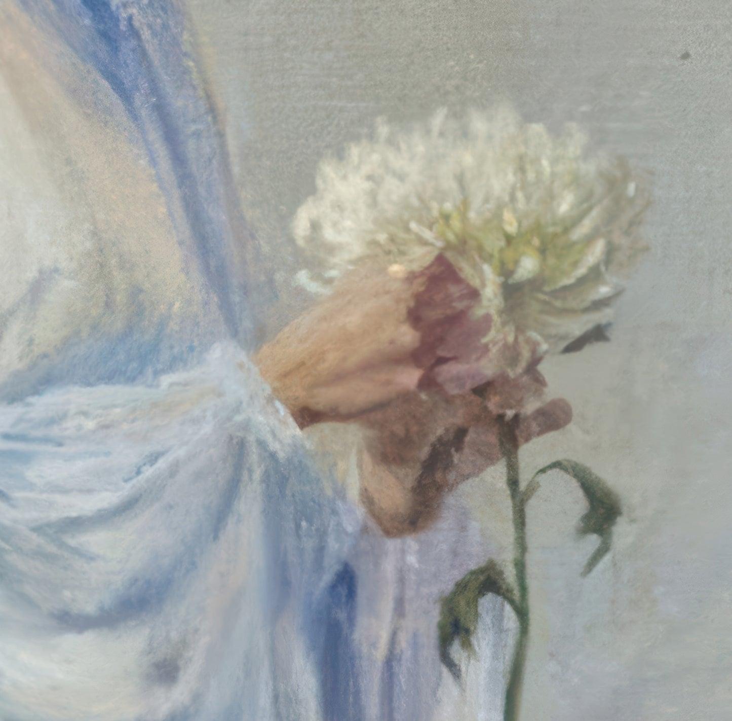 Girl with Chrysanthemum