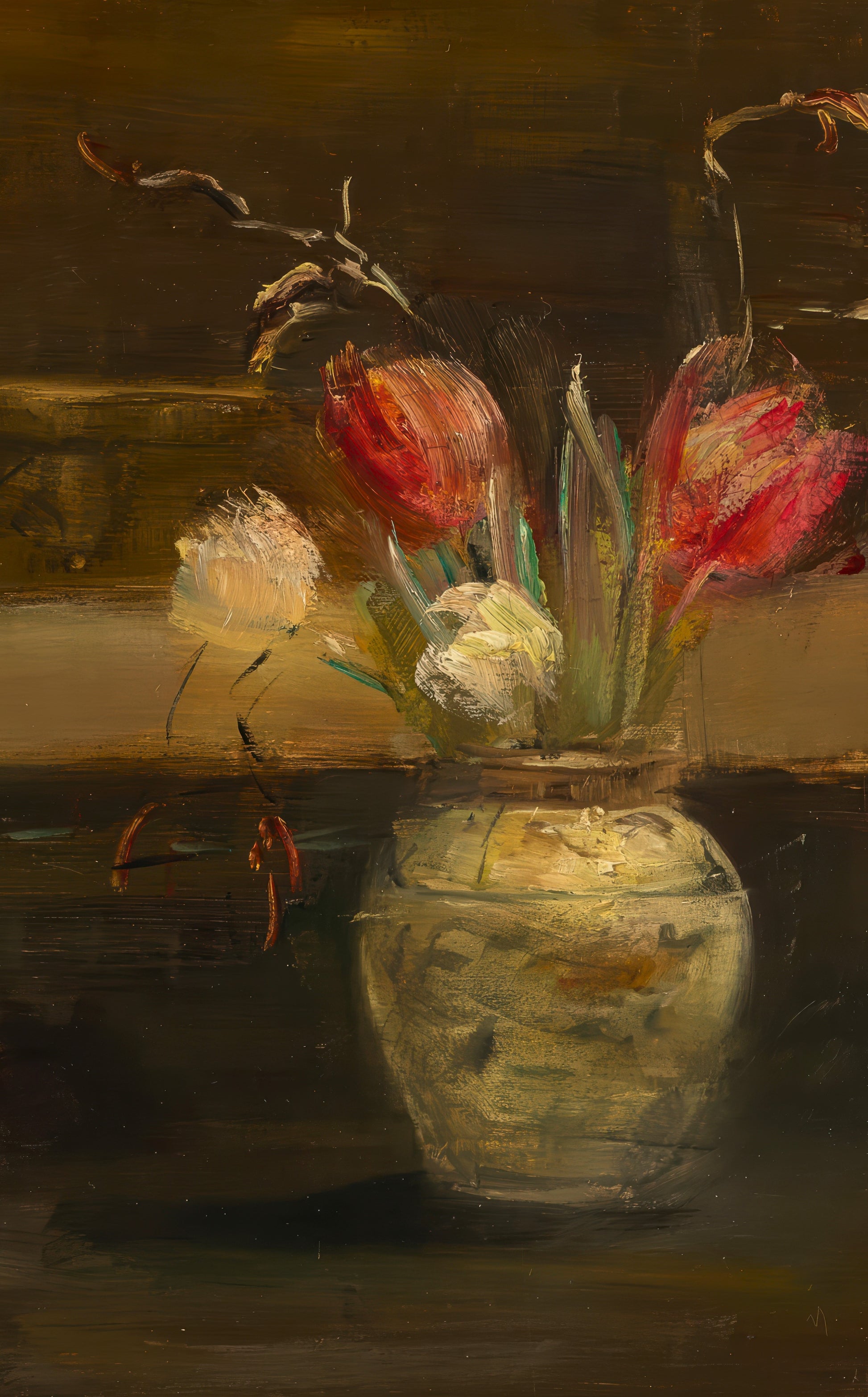 Reading by Candlelight