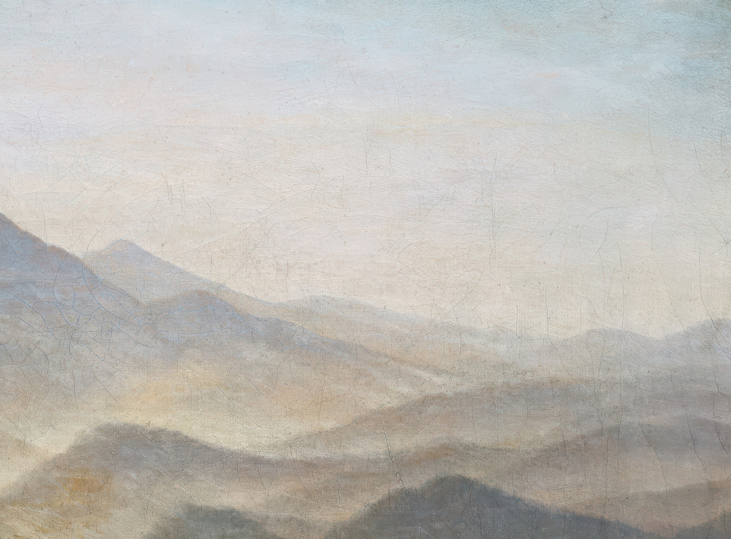 Mountains in the Rising Fog