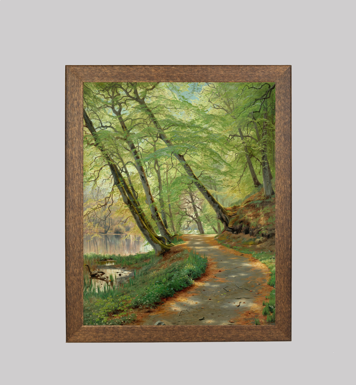 Wooded Path by a River