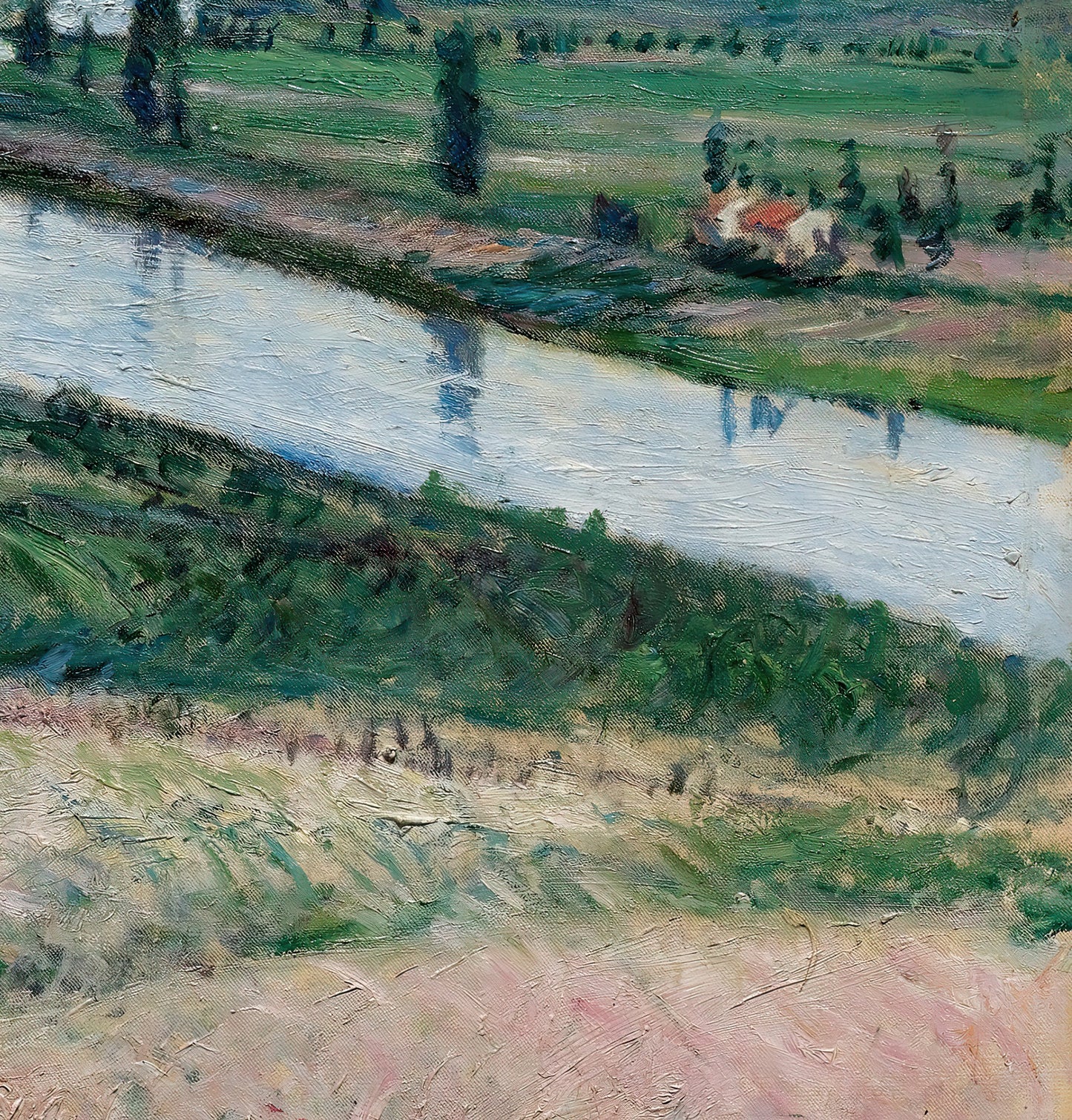 Seine at the tip of Epinay