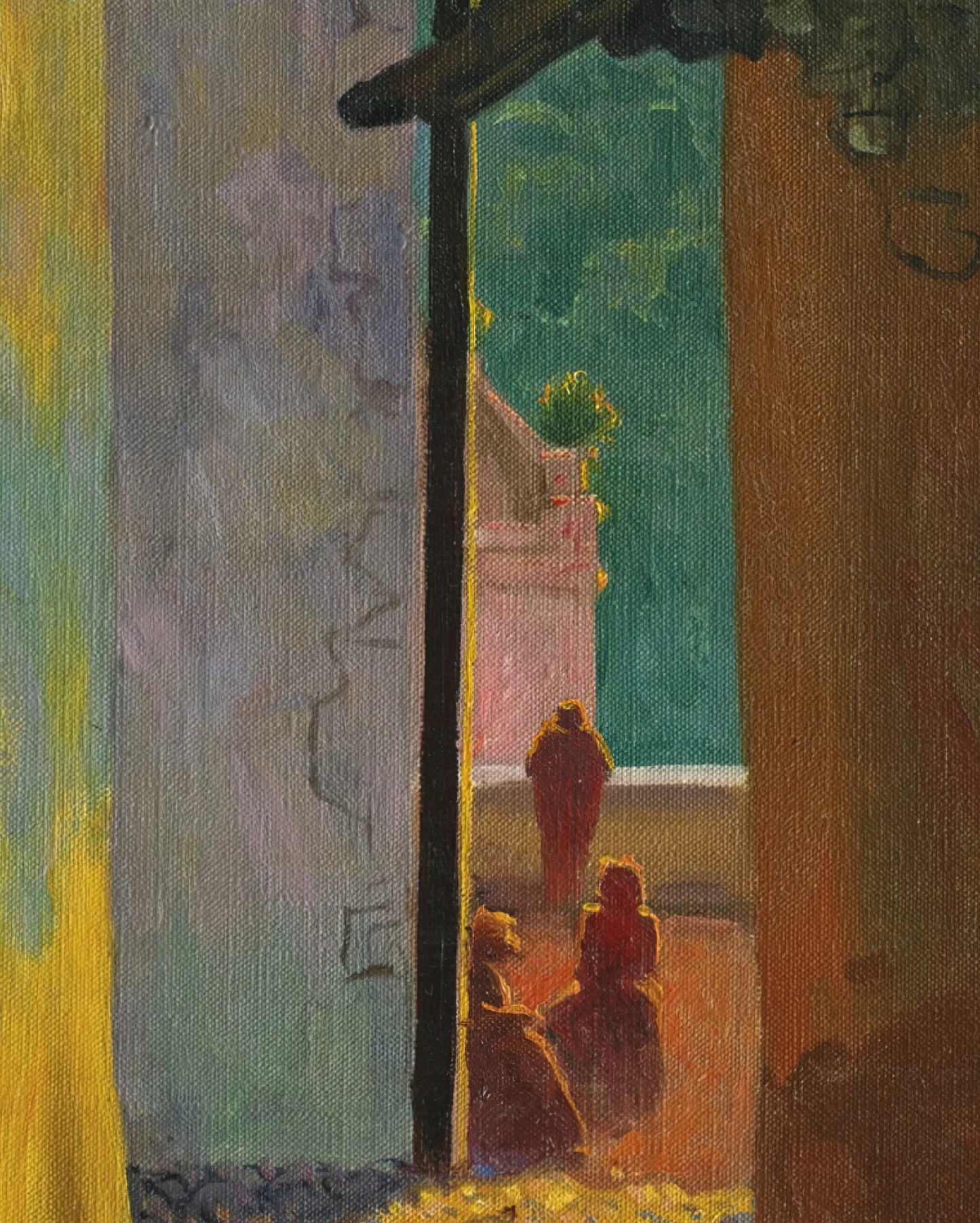 Old Street of Cagnes, Setting Sun