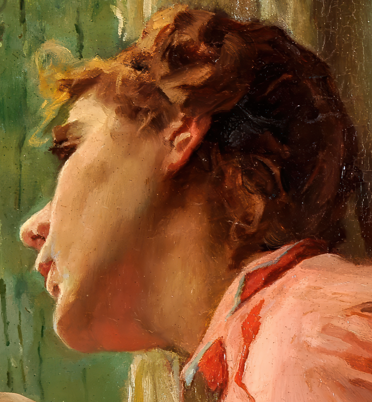 Lady Between the Windowpanes