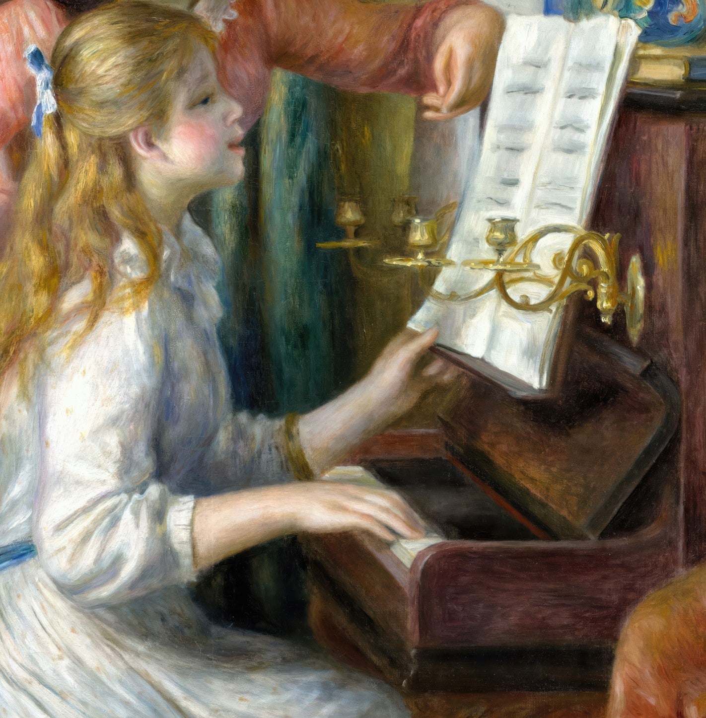 Two Young Girls at the Piano