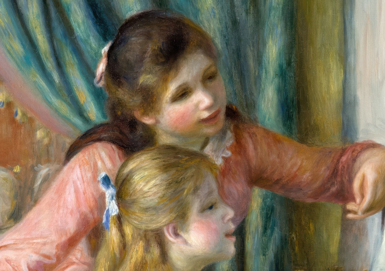 Two Young Girls at the Piano