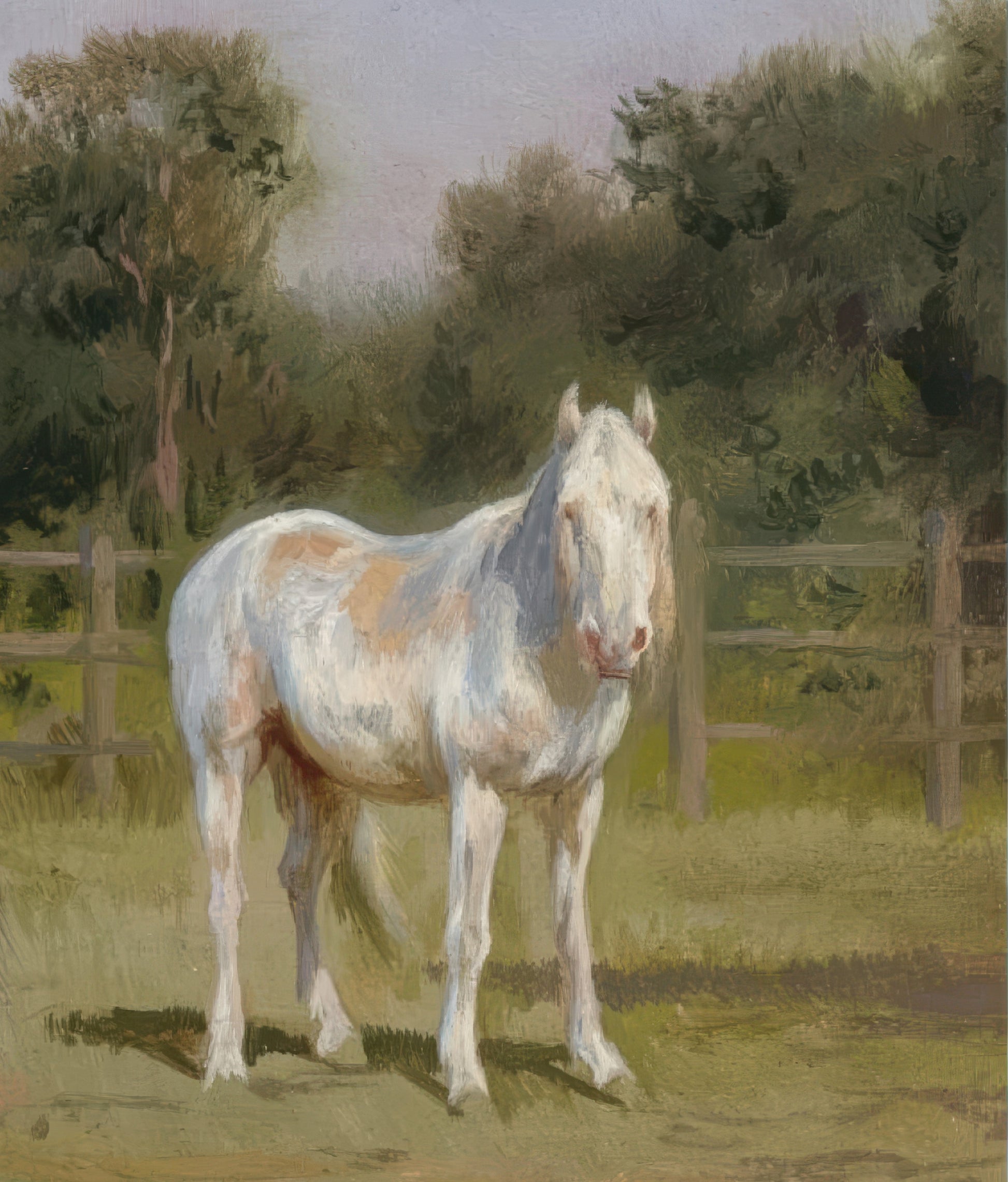 Three Horses in a Landscape