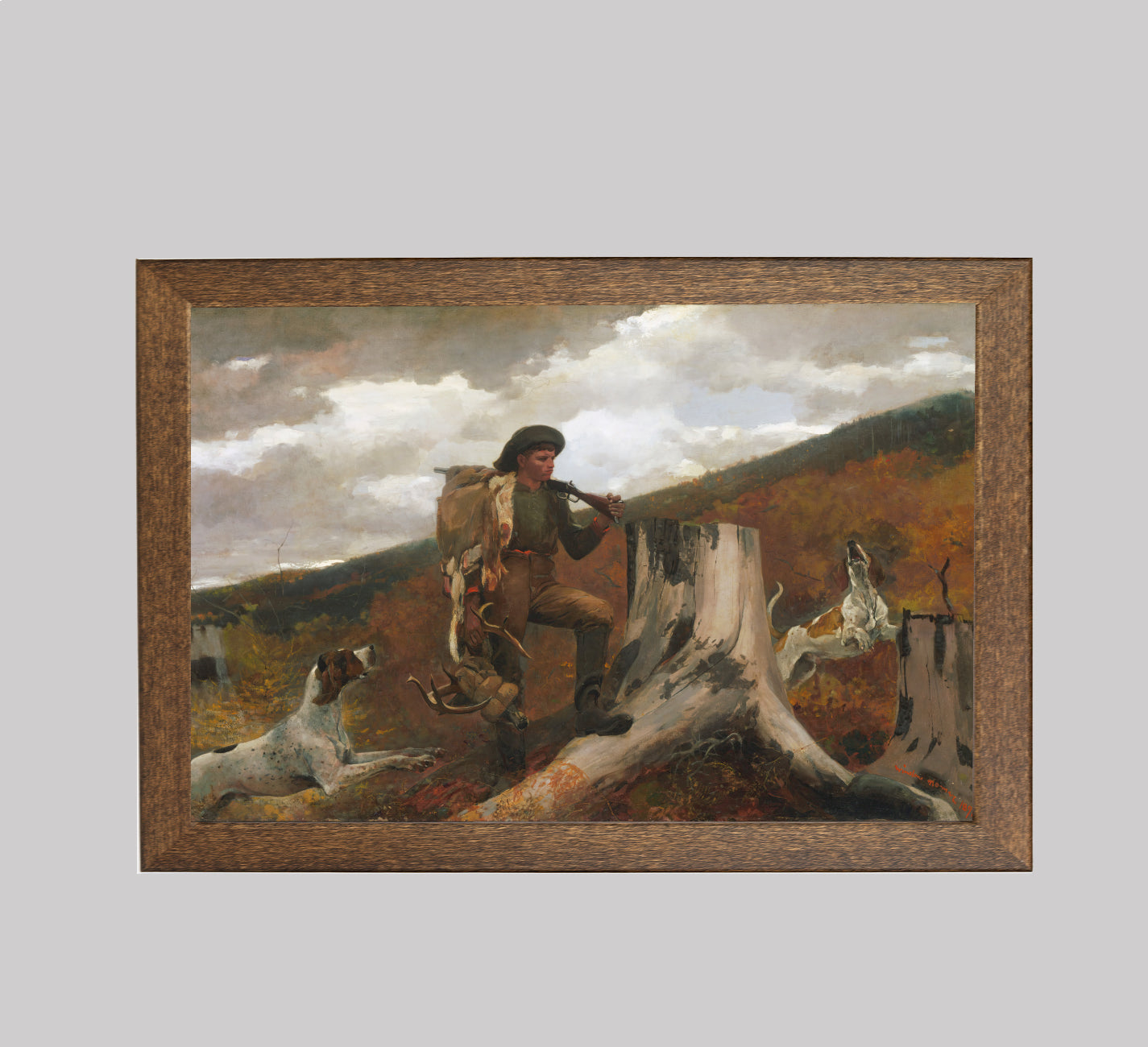 The Huntsman and His Dogs