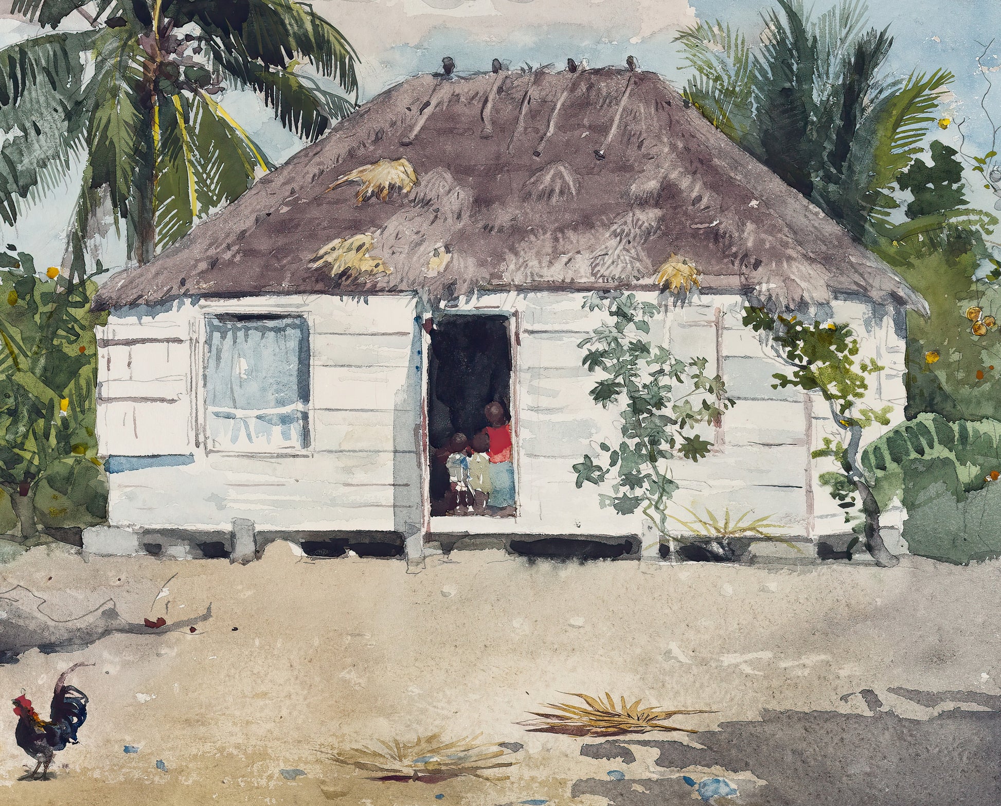 Native Hut at Nassau