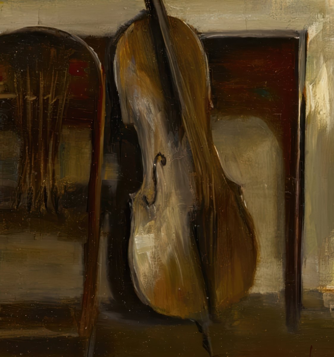 Interior with Cello