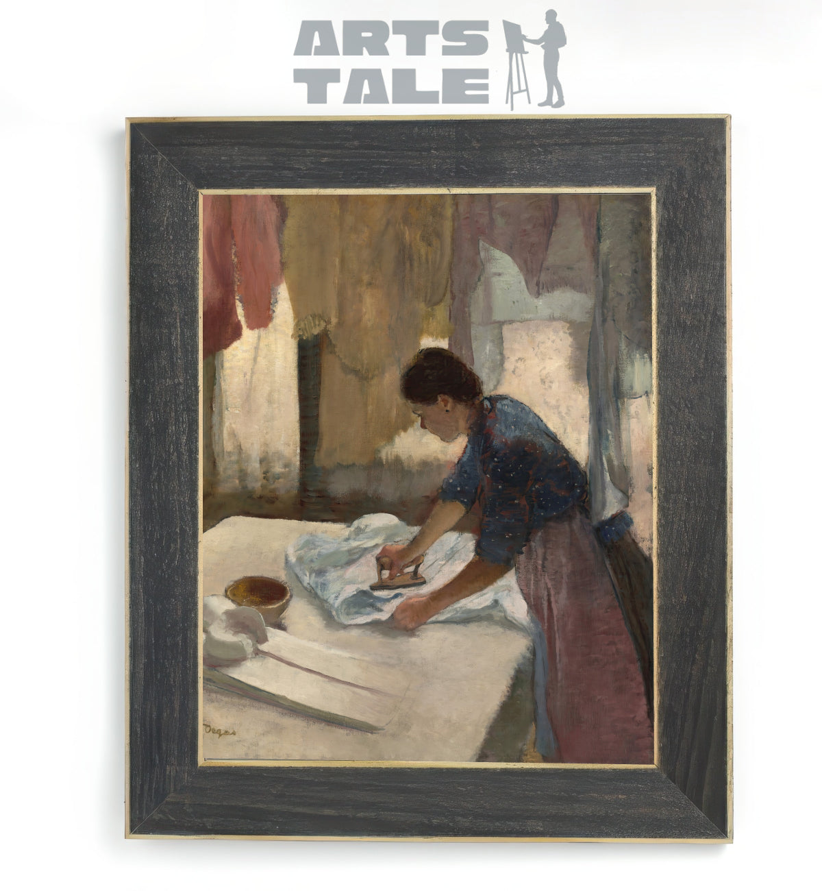 Woman Ironing