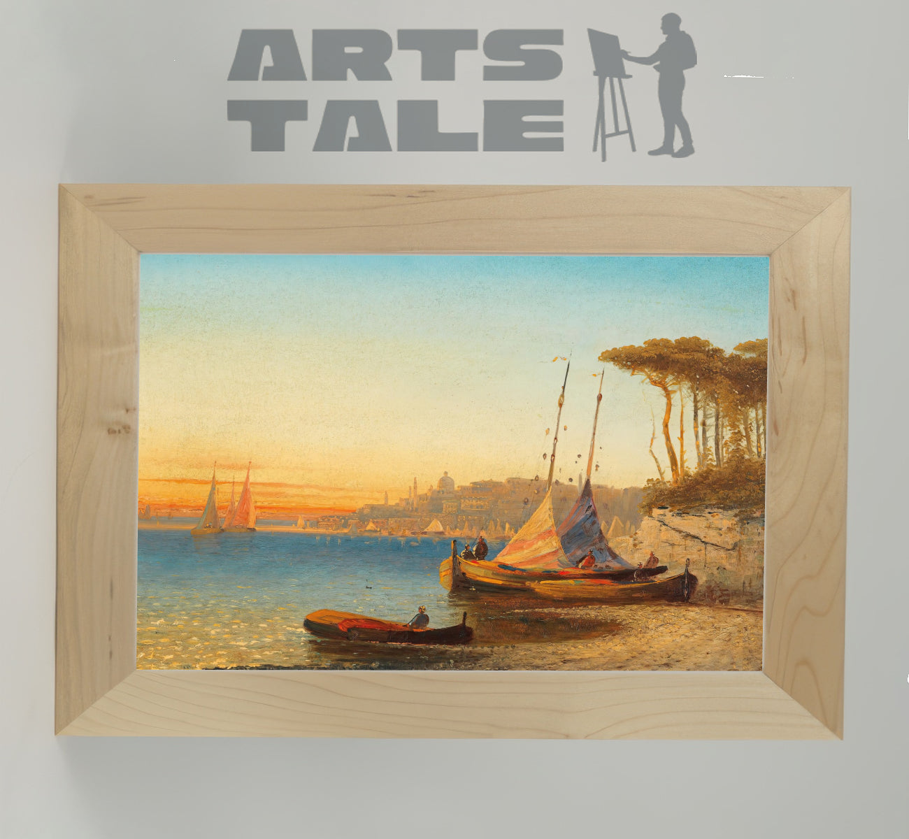 Motif of the Gulf of Ischia near Naples