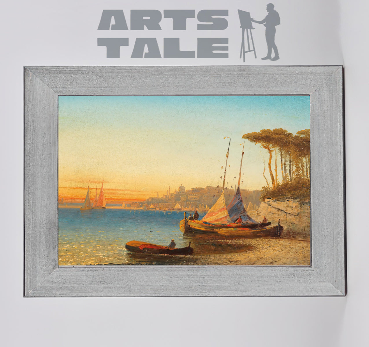 Motif of the Gulf of Ischia near Naples