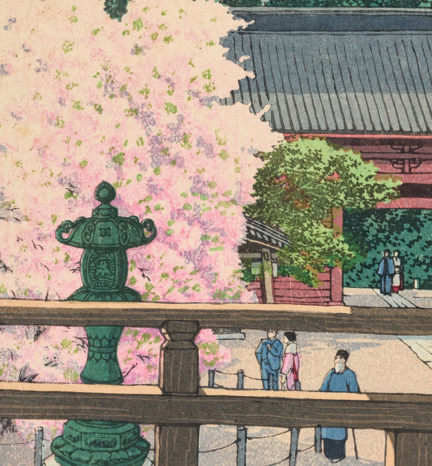 The Crabapple Flowers in Myohonji Temple, Kamakura