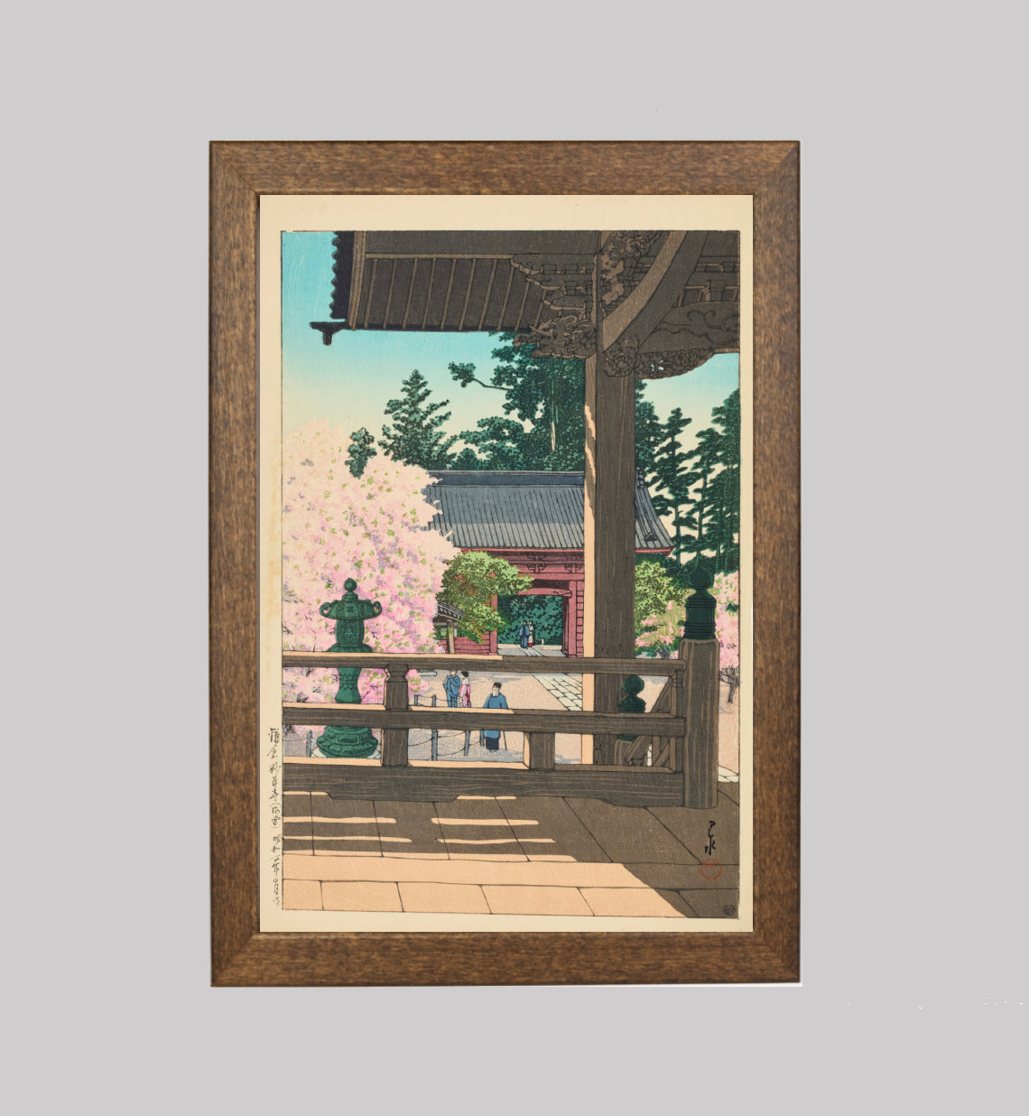 The Crabapple Flowers in Myohonji Temple, Kamakura