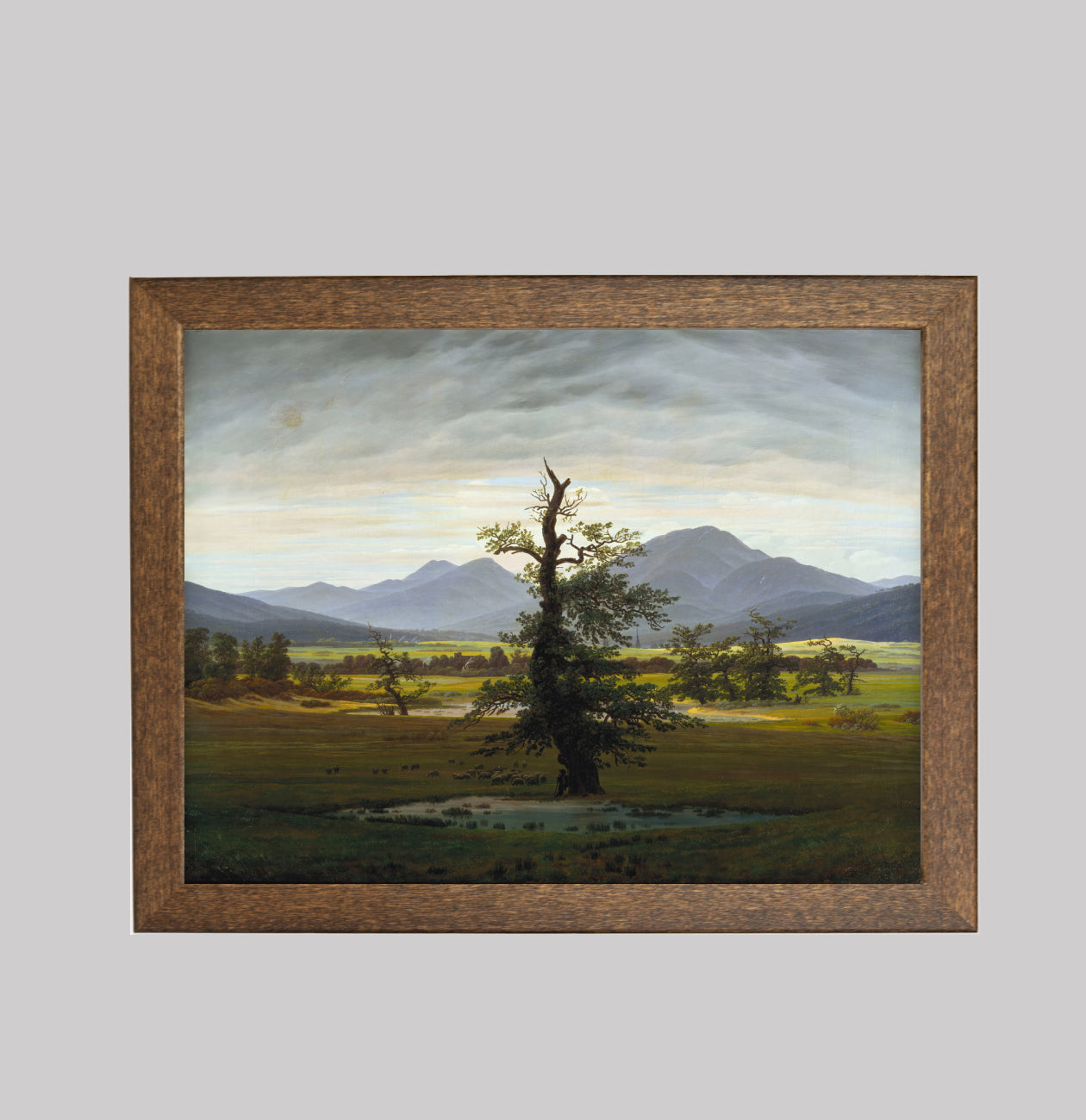 Village Landscape in Morning Light