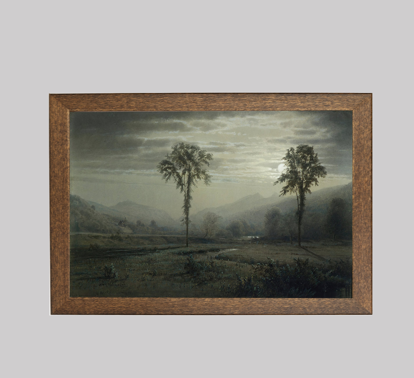 Moonlight on Mount Lafayette