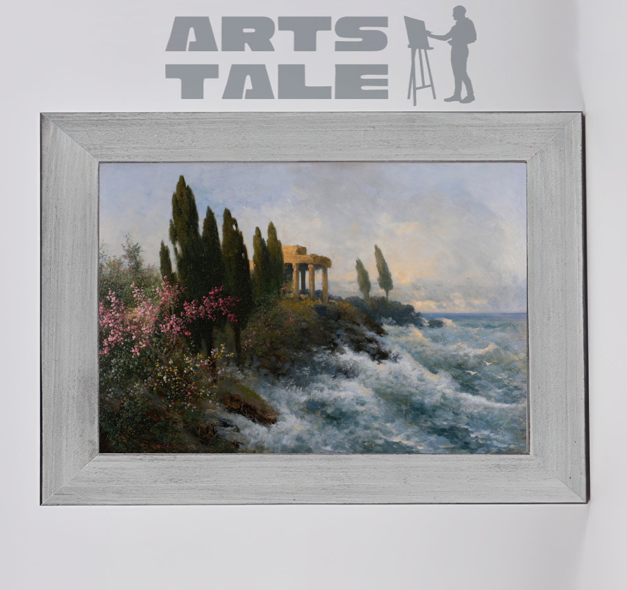 Mediterranean Landscape with Antique Temple