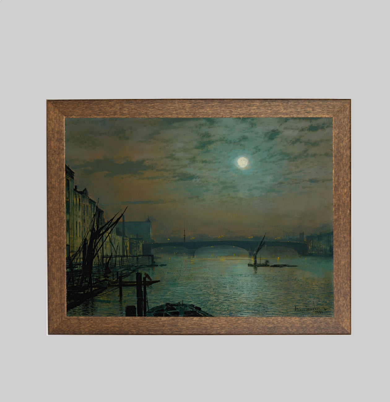 Southwark Bridge by Moonlight