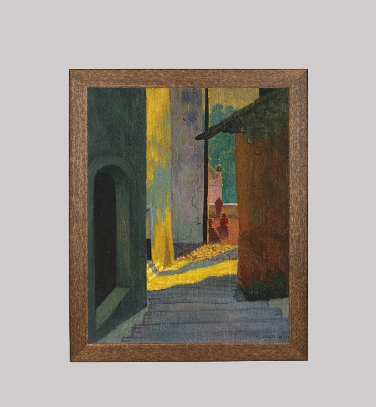 Old Street of Cagnes, Setting Sun