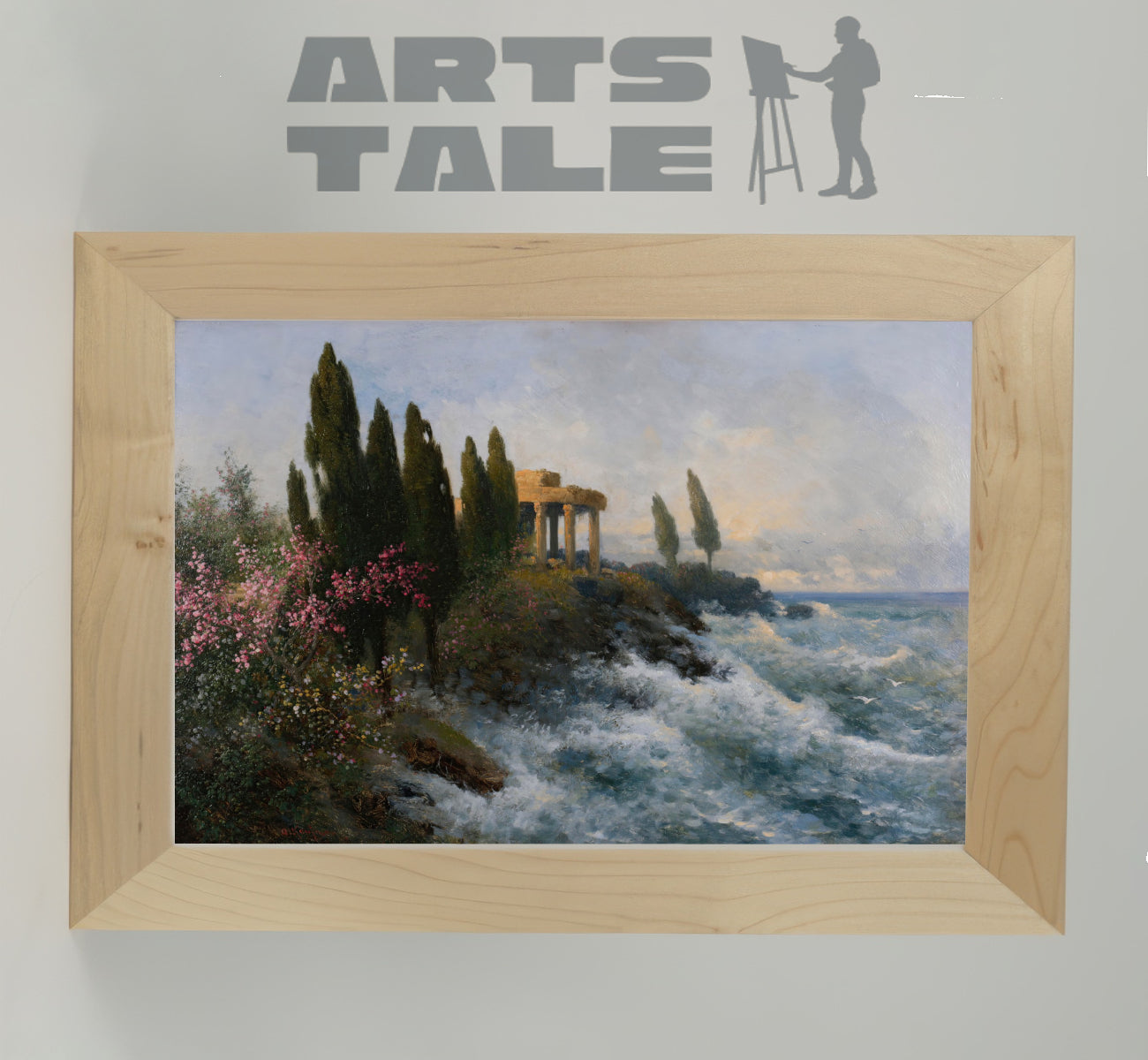Mediterranean Landscape with Antique Temple