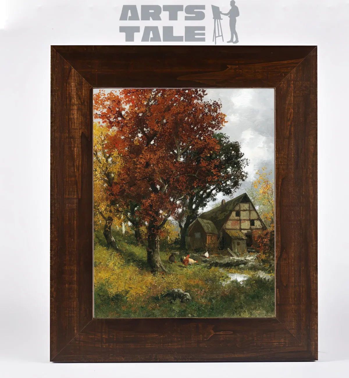 Mill in the Autumn Forest