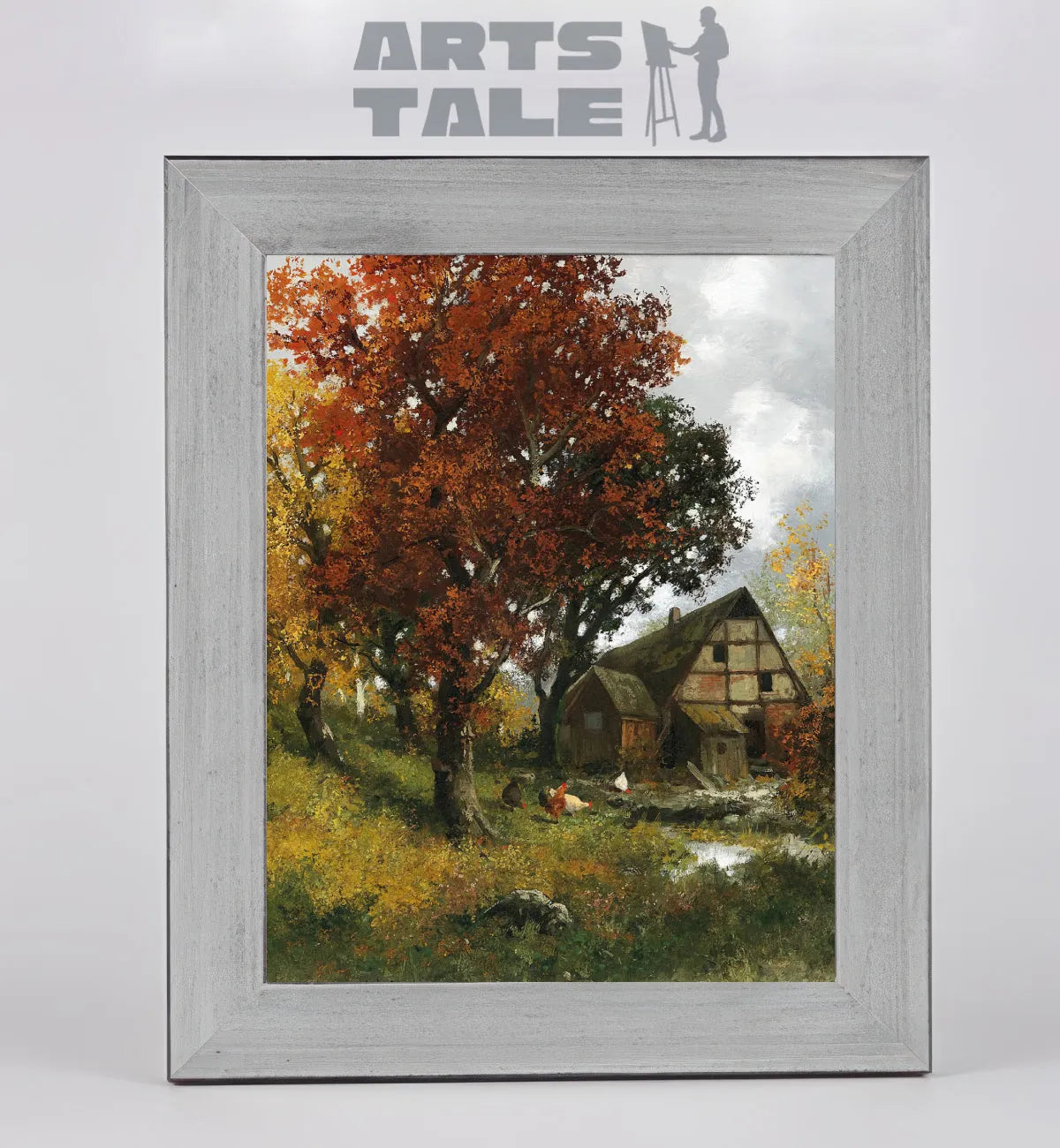 Mill in the Autumn Forest