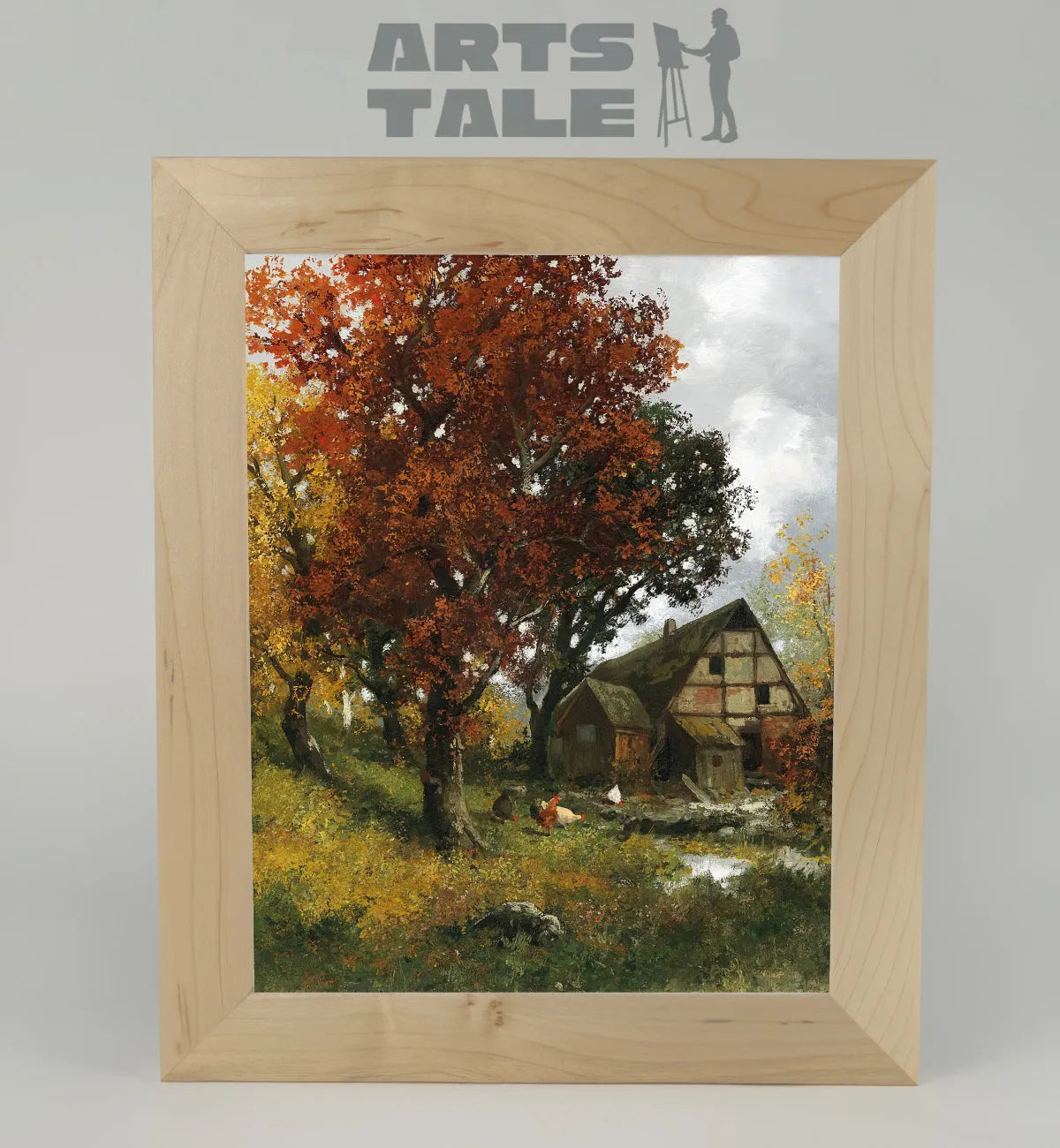 Mill in the Autumn Forest