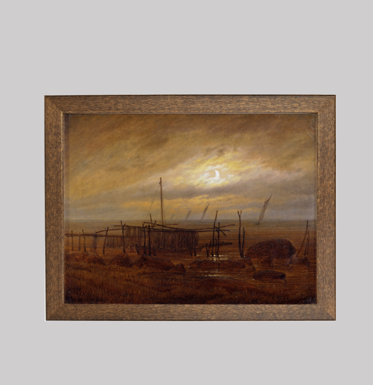 Seacoast in Moonlight