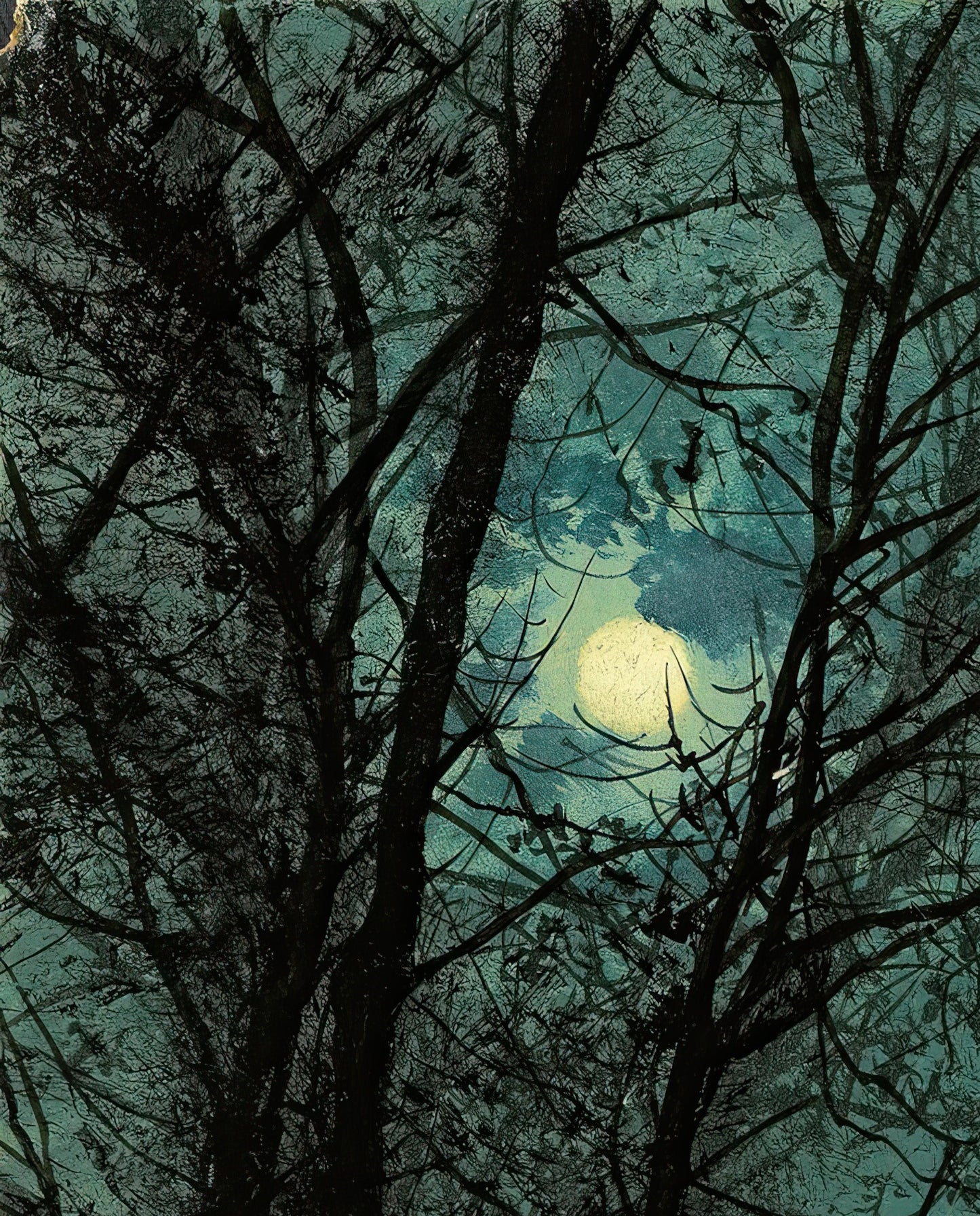 Lovers on a Moonlit Lane