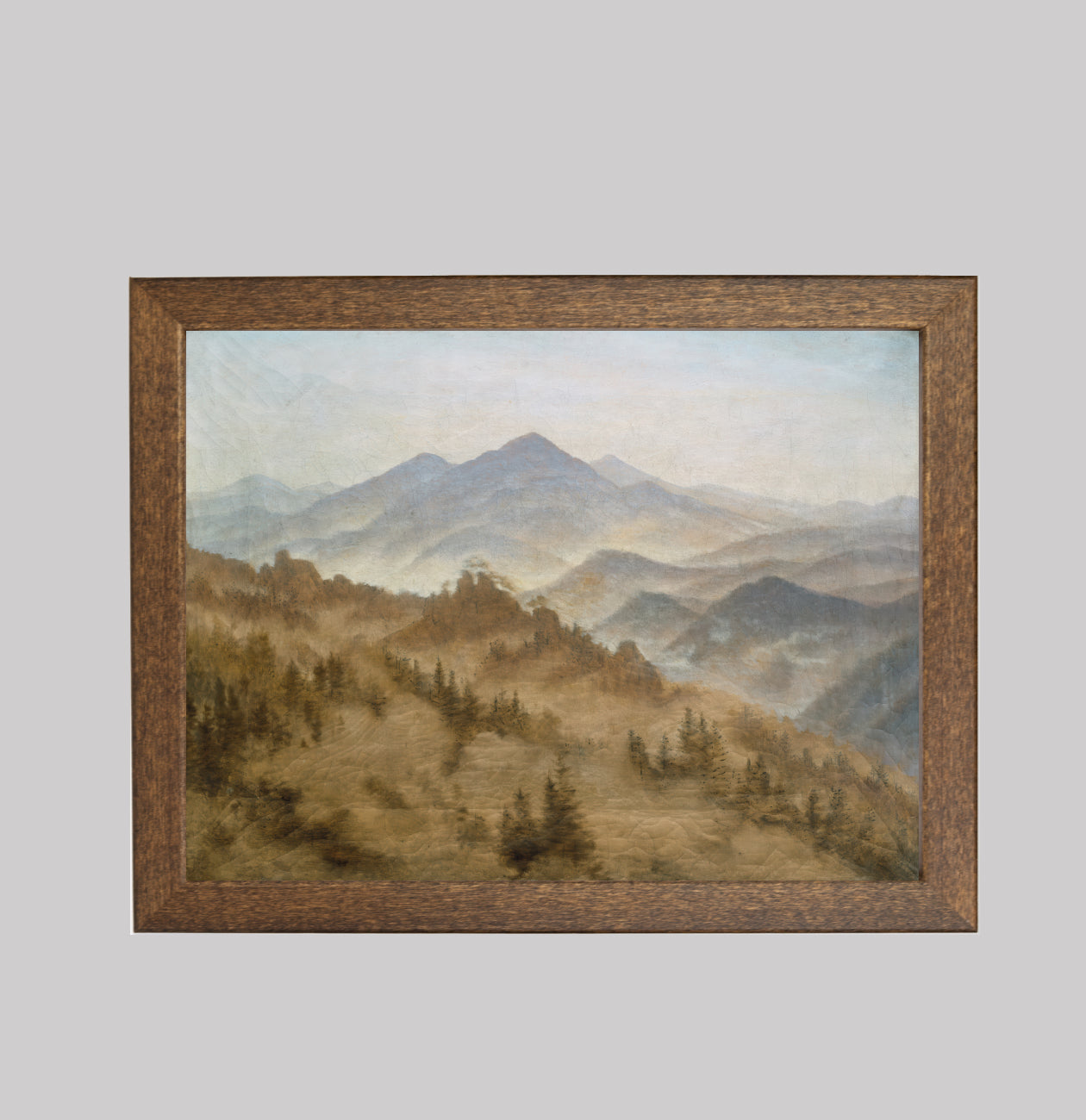 Mountains in the Rising Fog