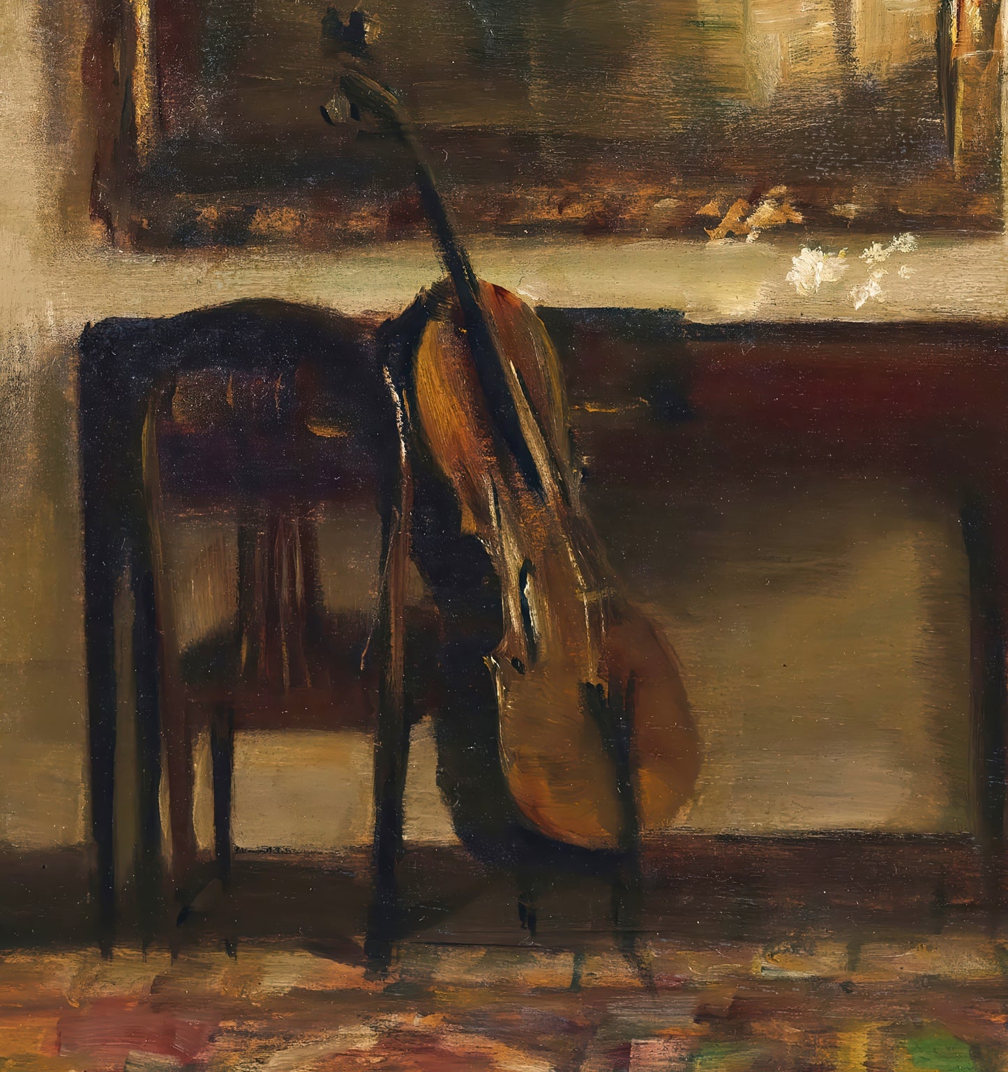Interior with a Cello
