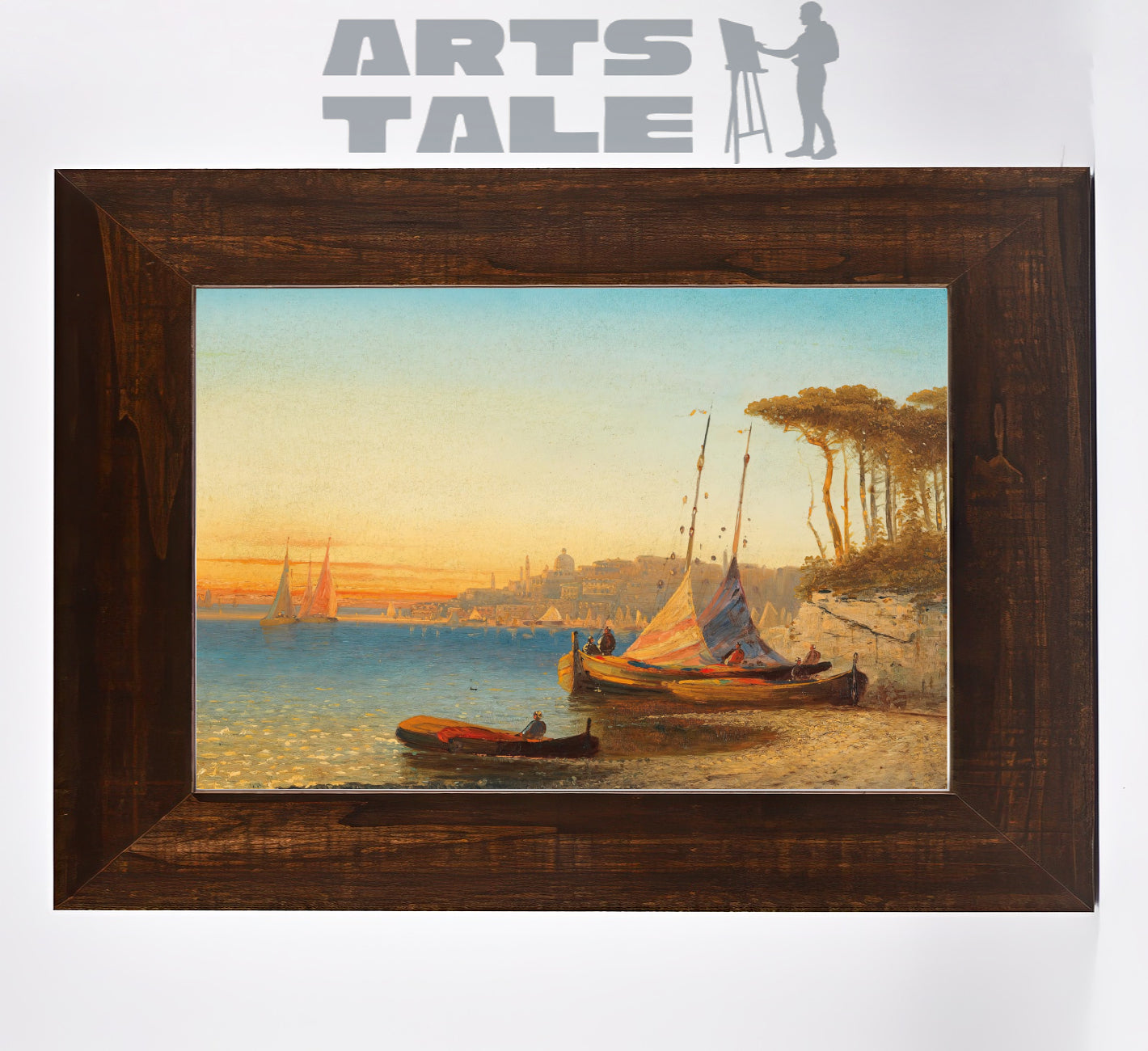 Motif of the Gulf of Ischia near Naples